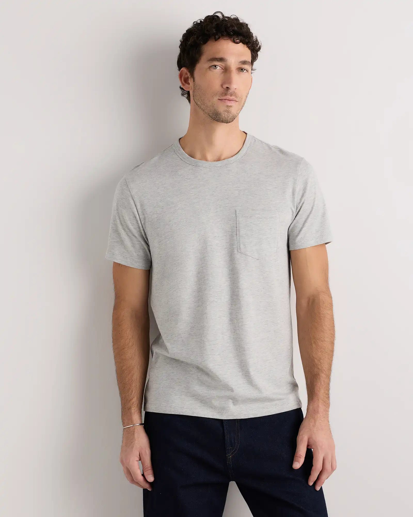 100% Pima Cotton Luxe Touch Pocket Tee