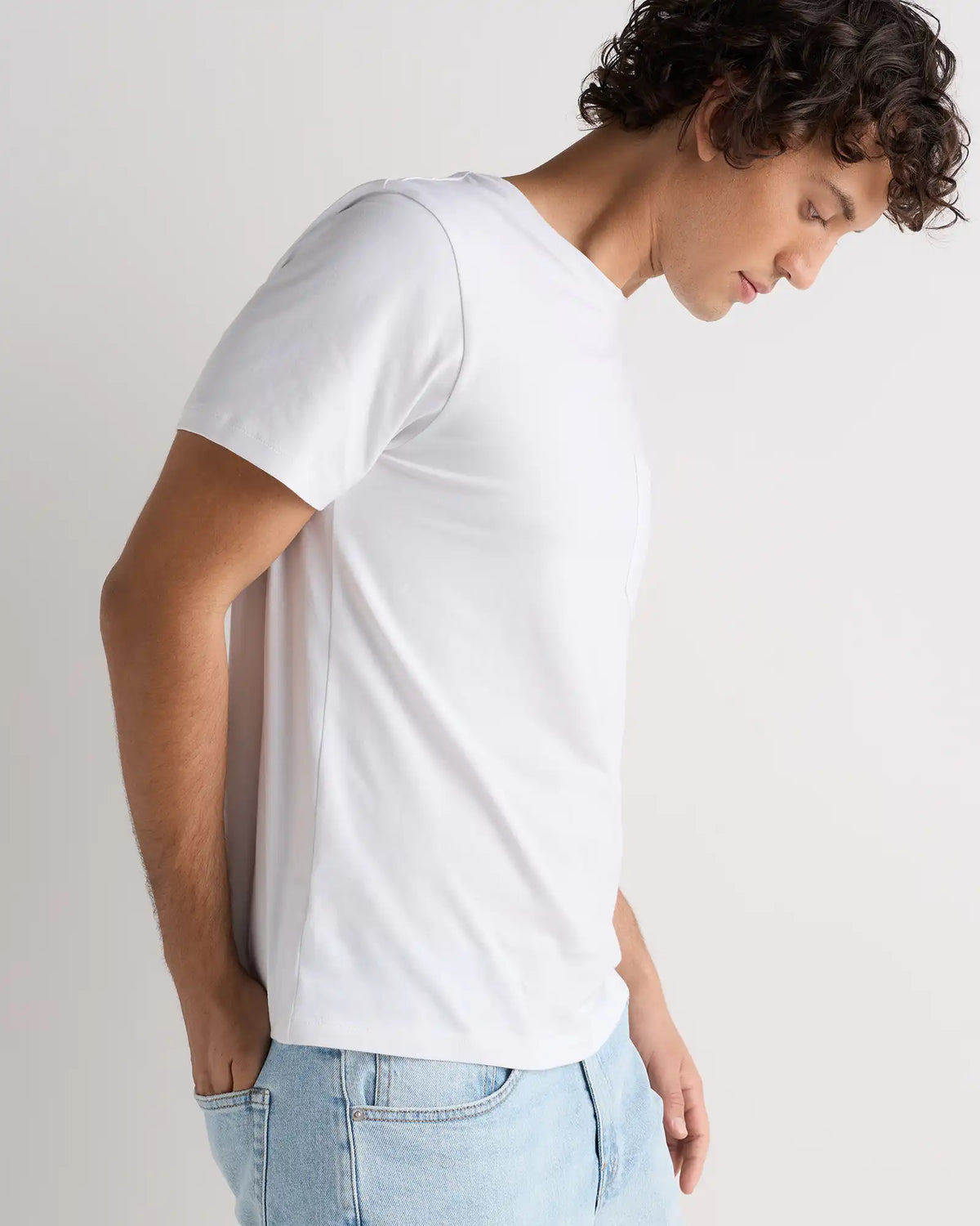 100% Pima Cotton Luxe Touch Pocket Tee