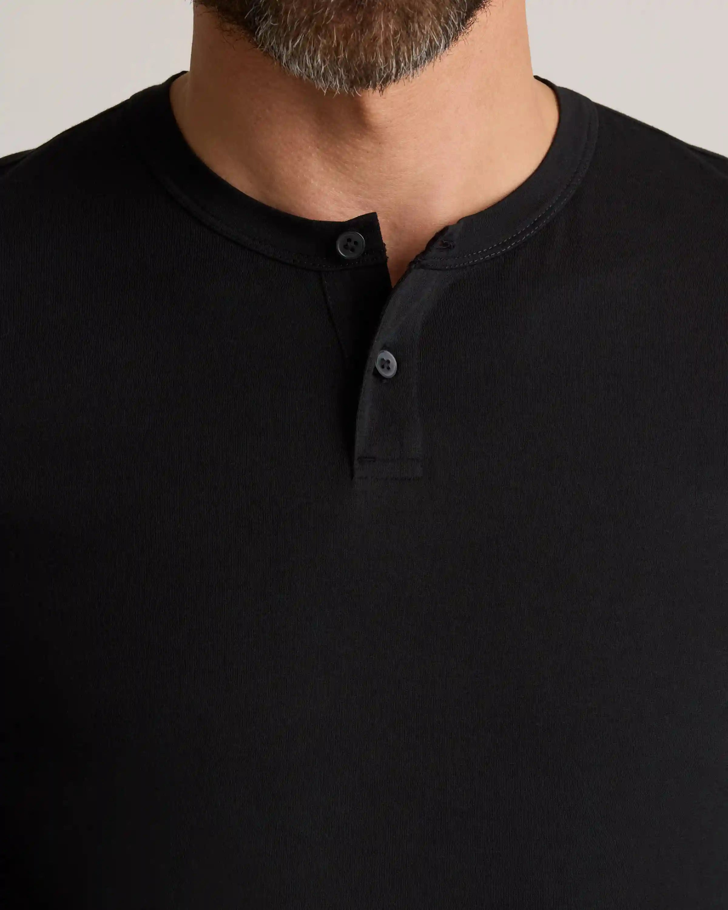 100% Pima Cotton Luxe Touch Henley