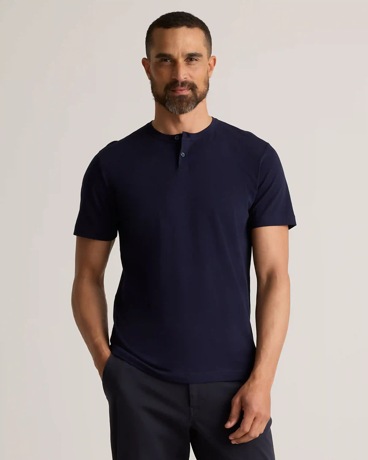 100% Pima Cotton Luxe Touch Henley