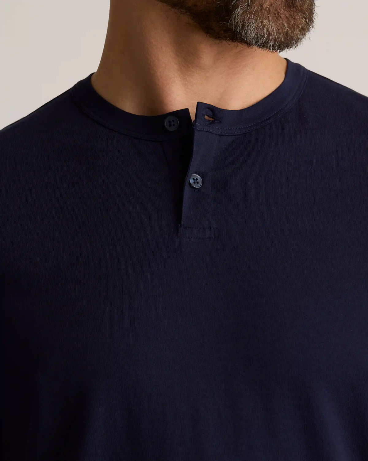 100% Pima Cotton Luxe Touch Henley