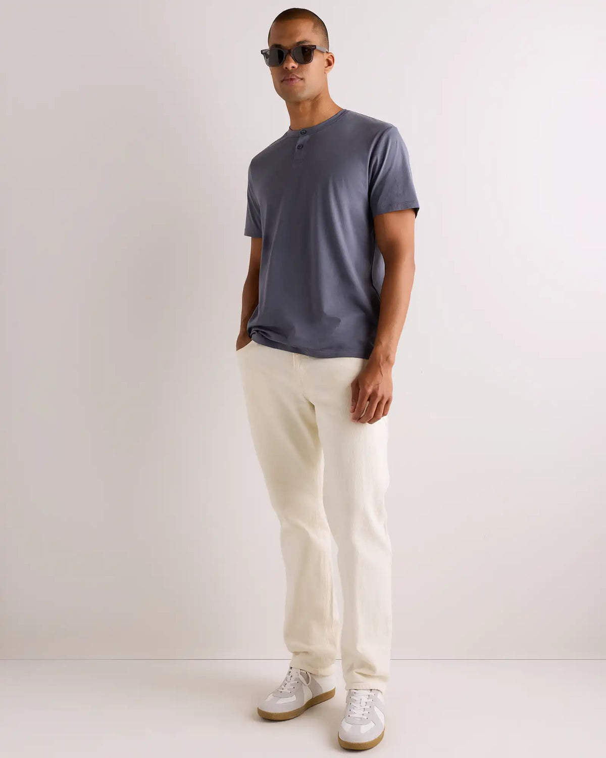 100% Pima Cotton Luxe Touch Henley