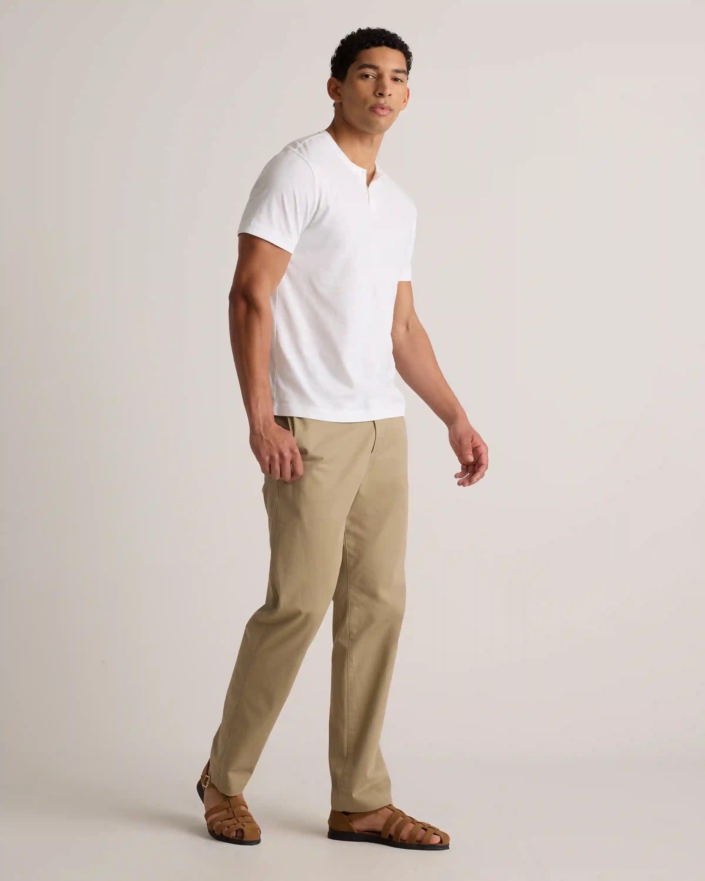 100% Pima Cotton Luxe Touch Henley