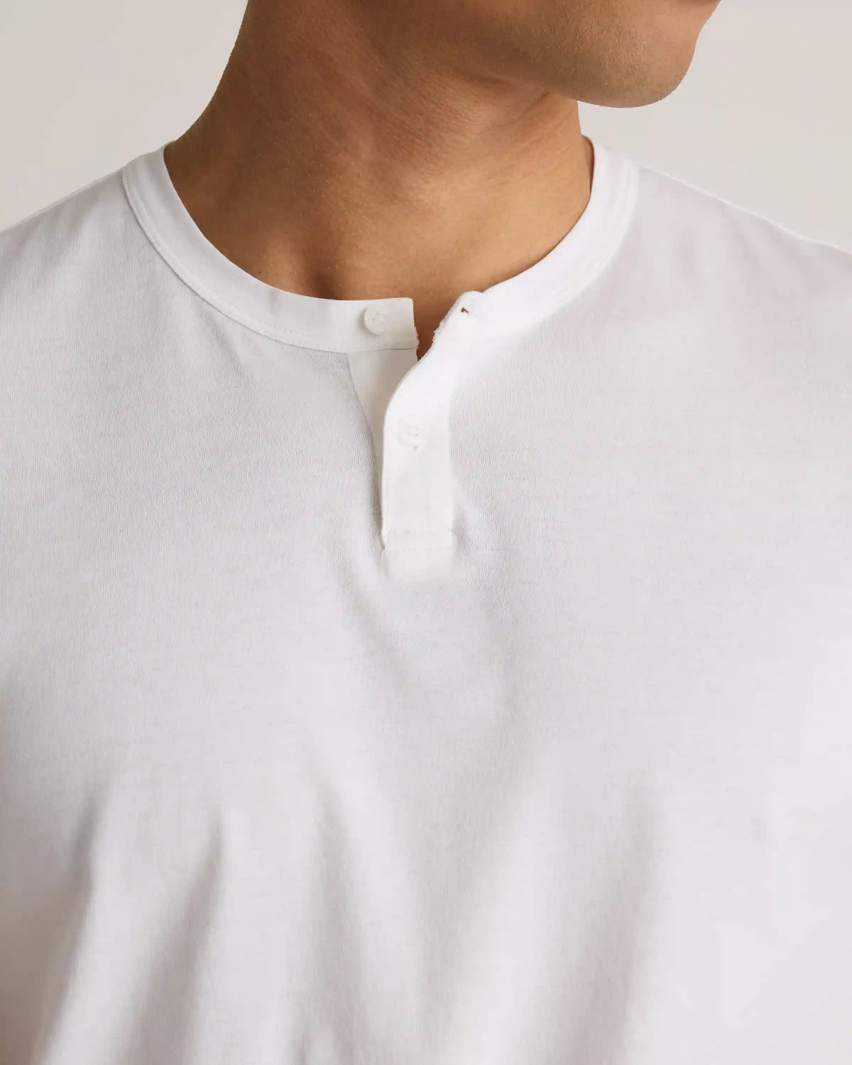 100% Pima Cotton Luxe Touch Henley