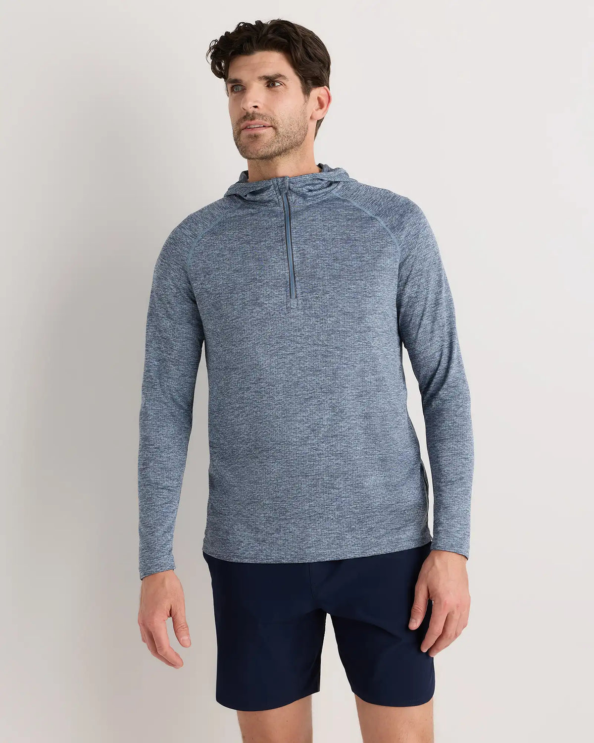 Mesh Performance Training Quarter Zip Hoodie