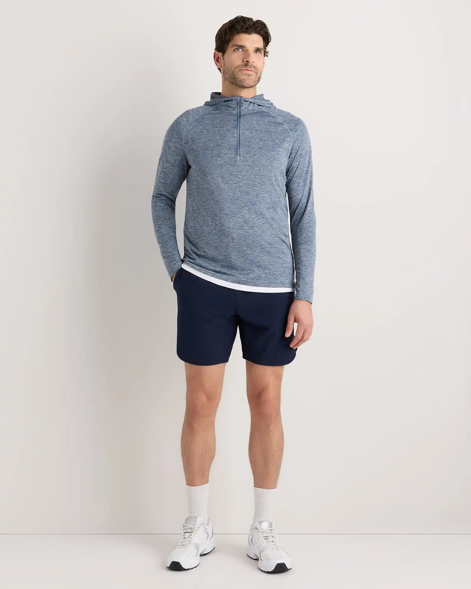 Mesh Performance Training Quarter Zip Hoodie
