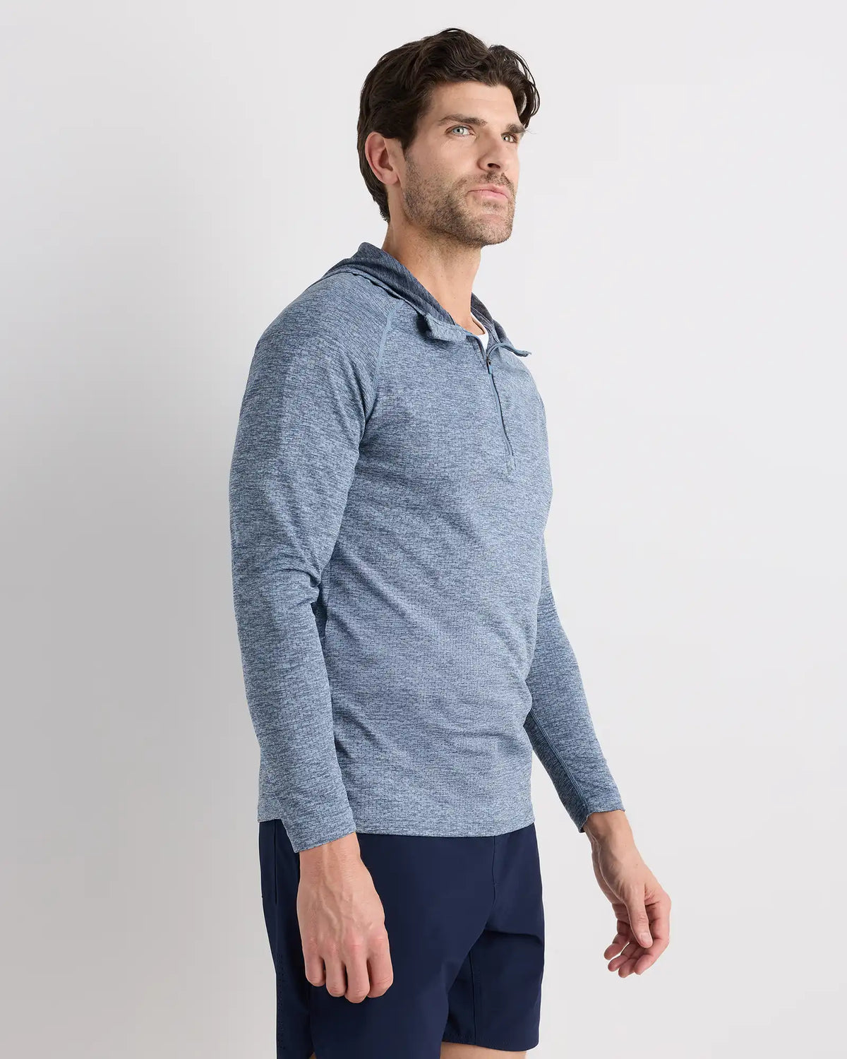 Mesh Performance Training Quarter Zip Hoodie