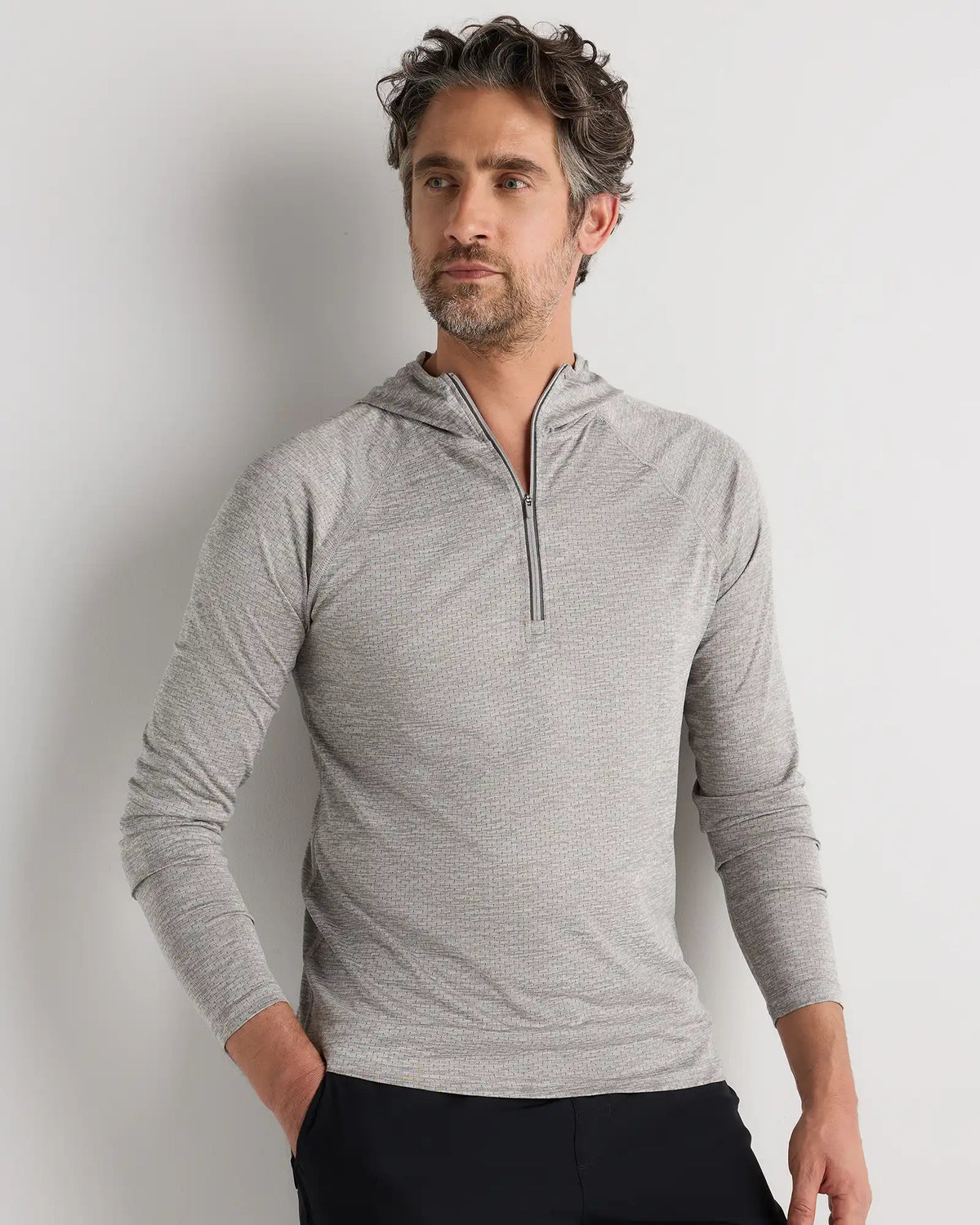 Mesh Performance Training Quarter Zip Hoodie