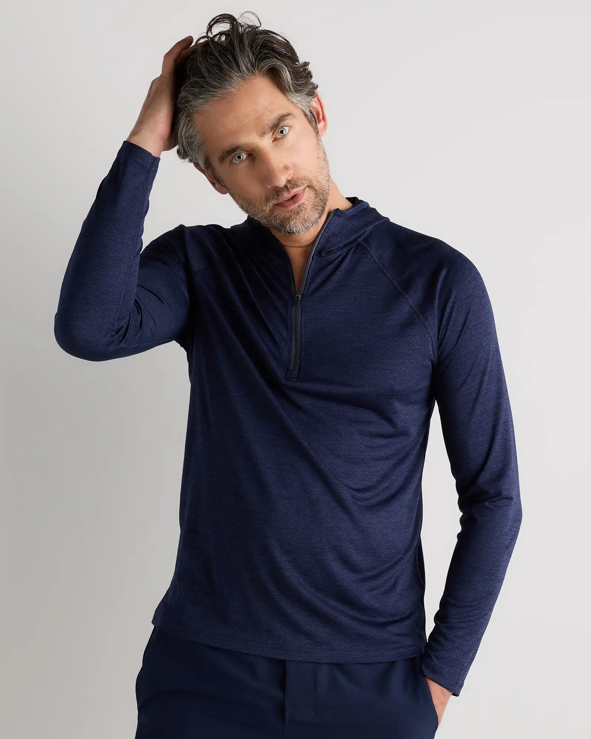 Mesh Performance Training Quarter Zip Hoodie