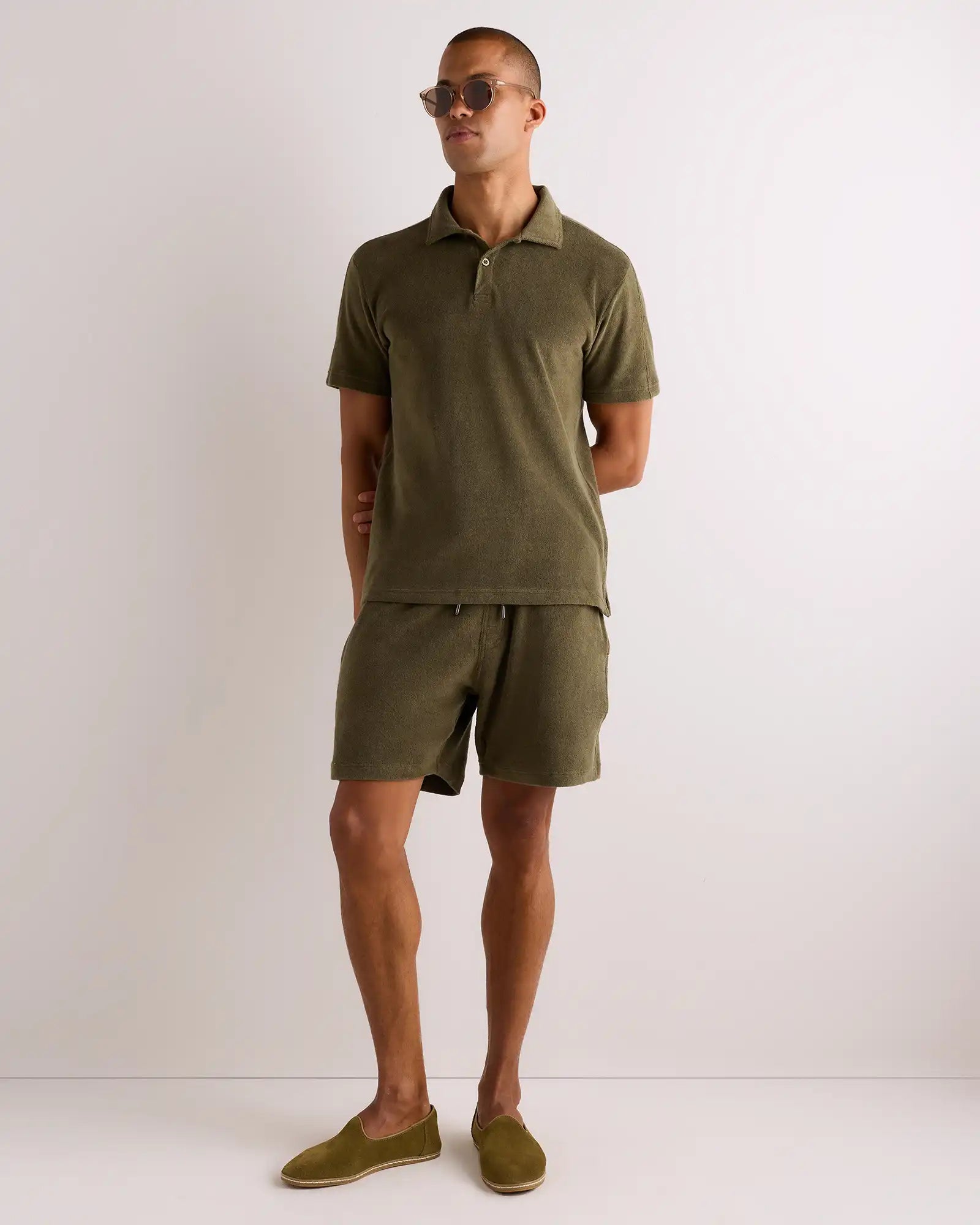 100% Organic Cotton Terry Towel Polo