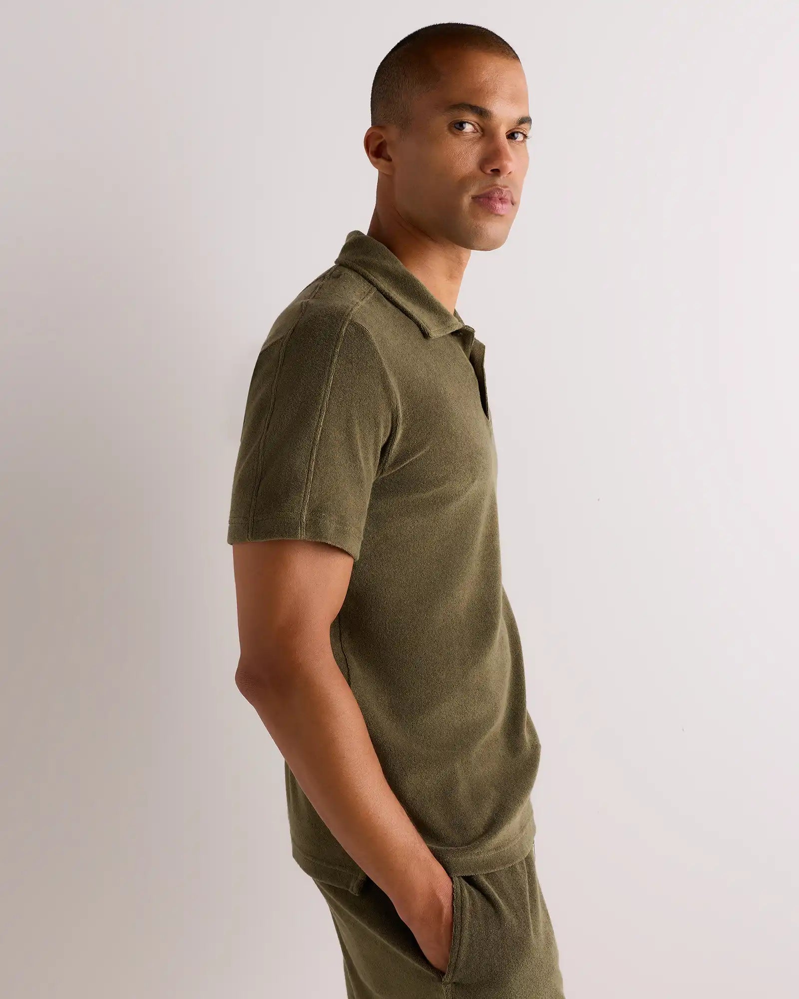 100% Organic Cotton Terry Towel Polo