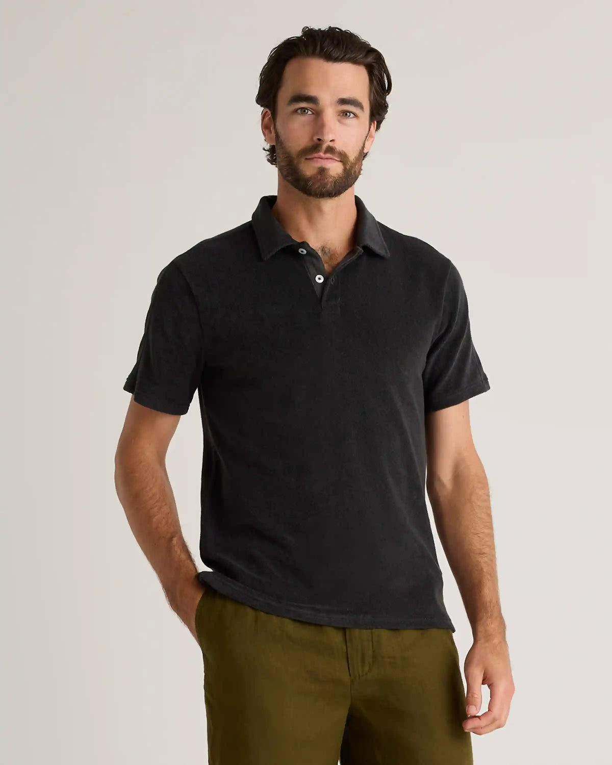 100% Organic Cotton Terry Towel Polo