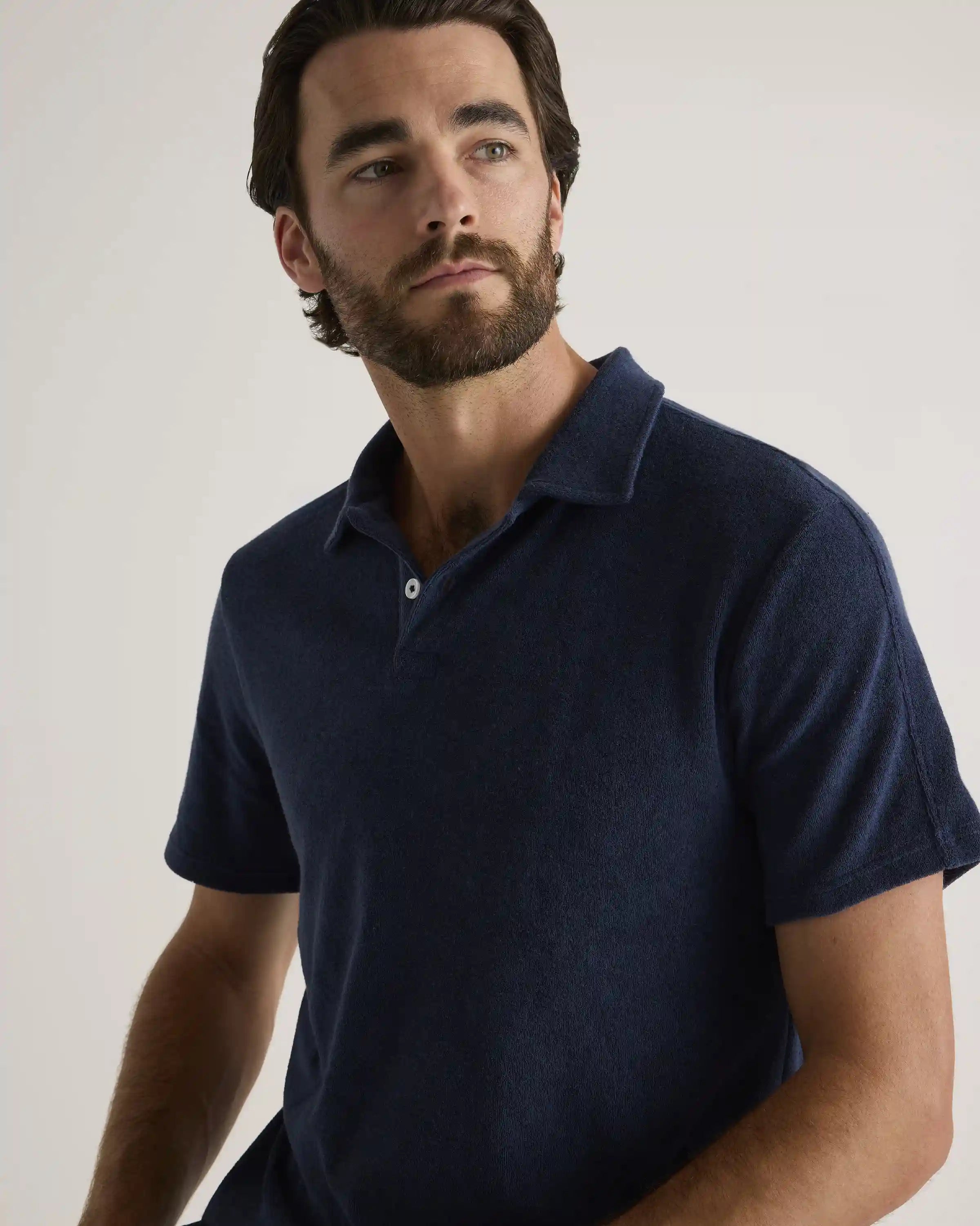 100% Organic Cotton Terry Towel Polo