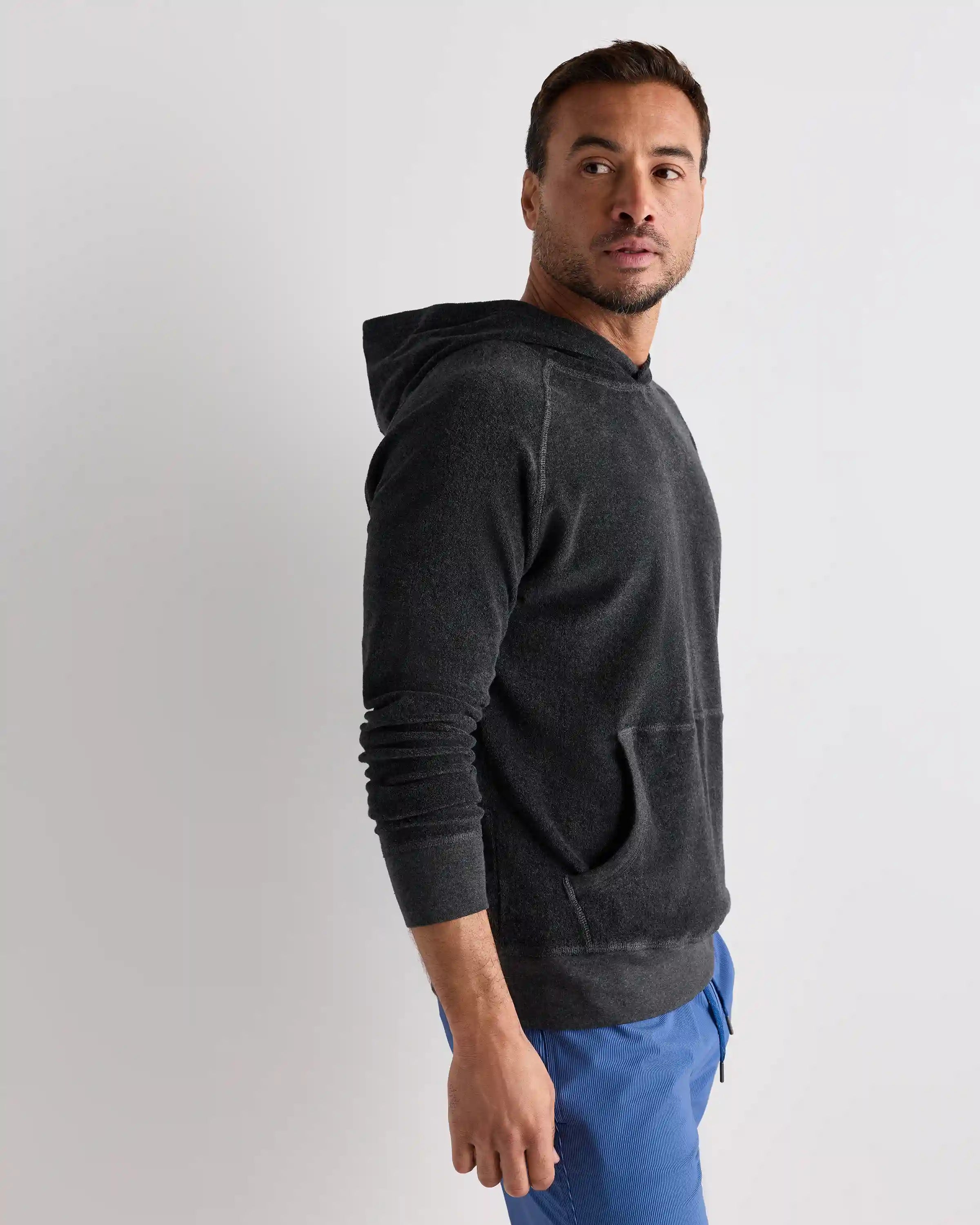 100% Organic Cotton Terry Towel Pullover Hoodie