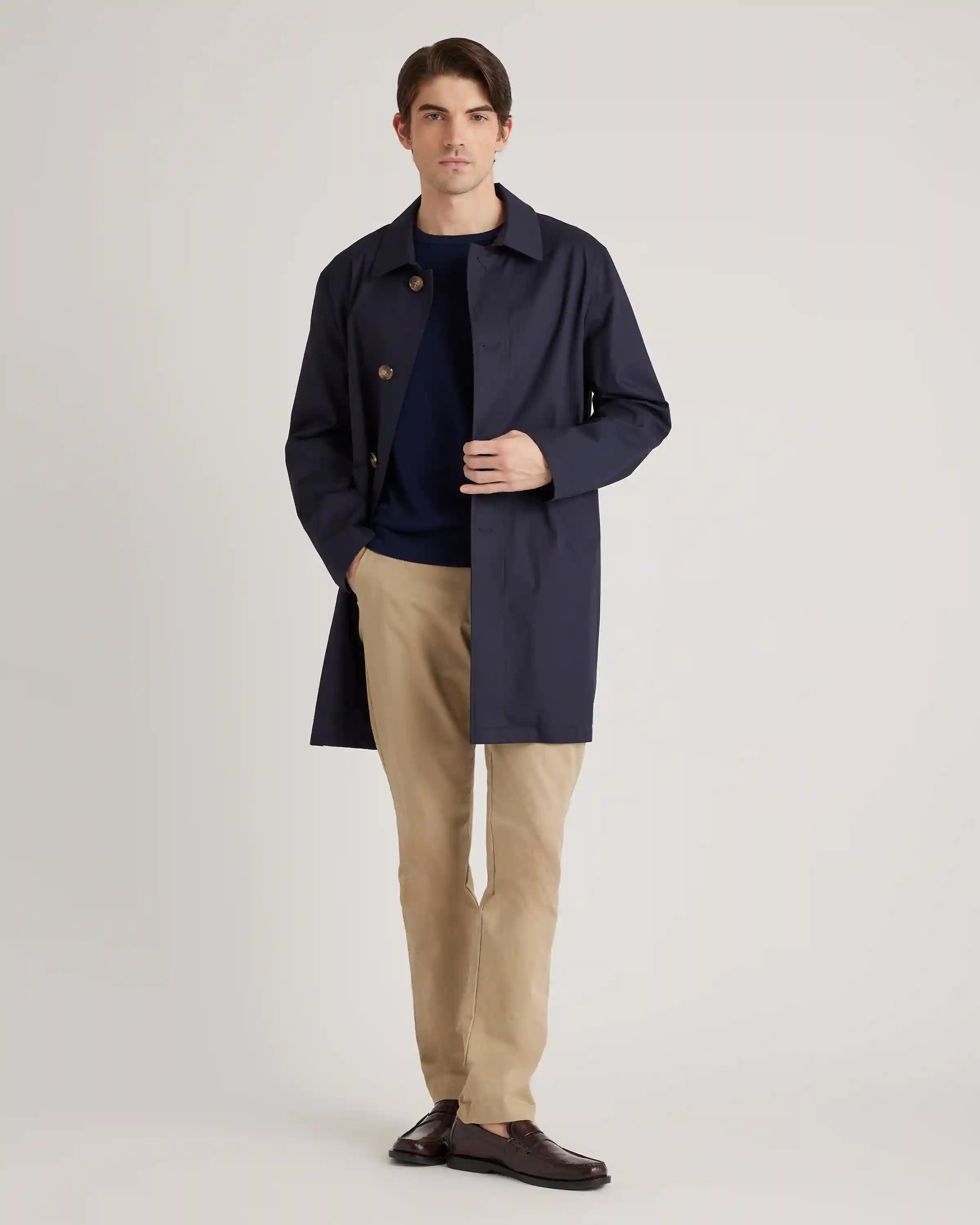 Organic Cotton-Silk Pique Crewneck Sweater