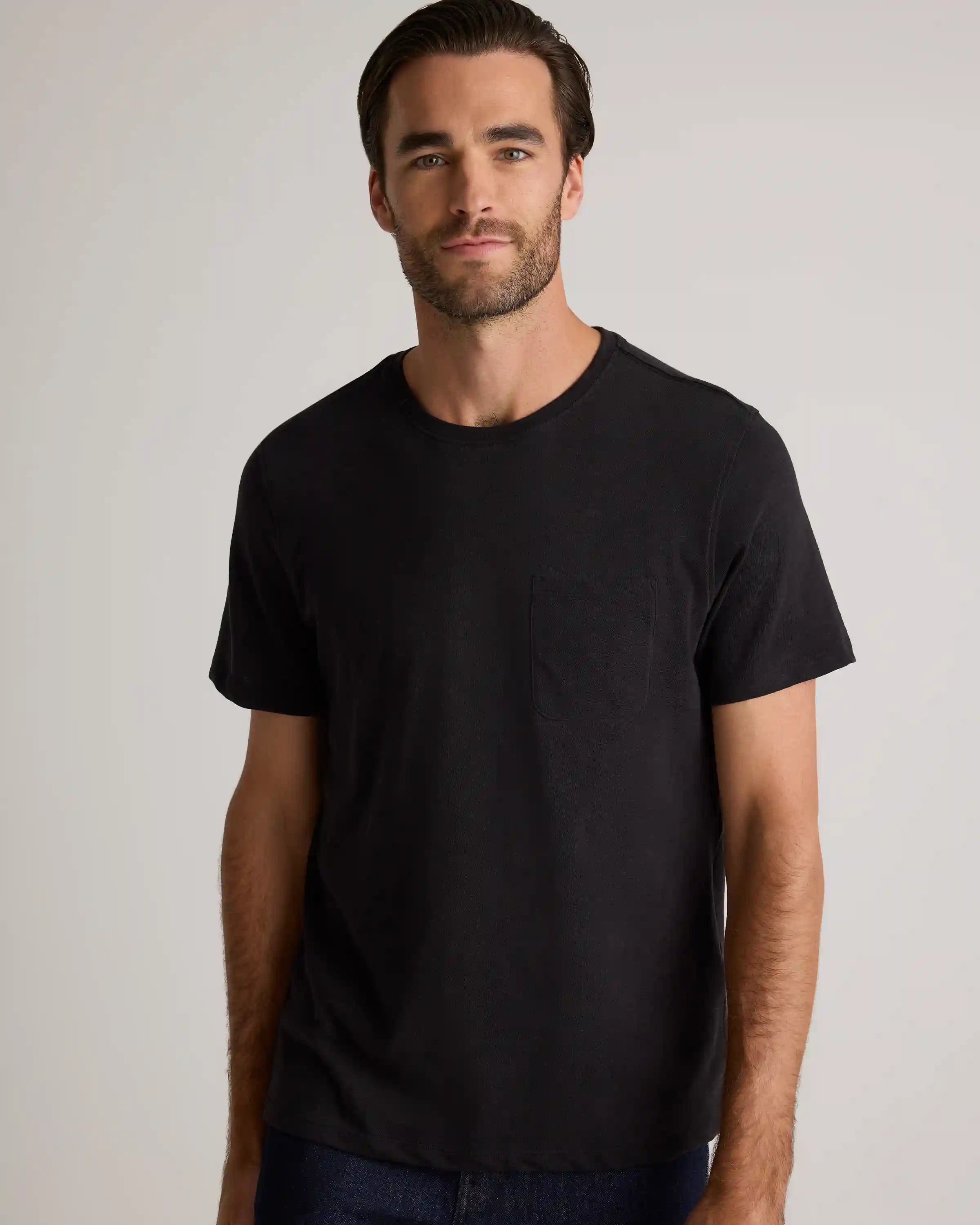 100% Organic Cotton Slub Pocket Tee