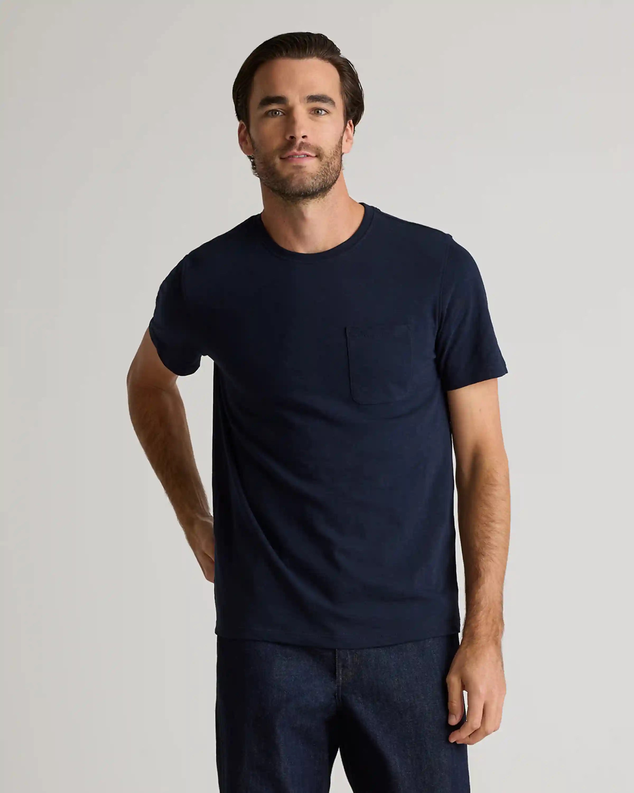 100% Organic Cotton Slub Pocket Tee