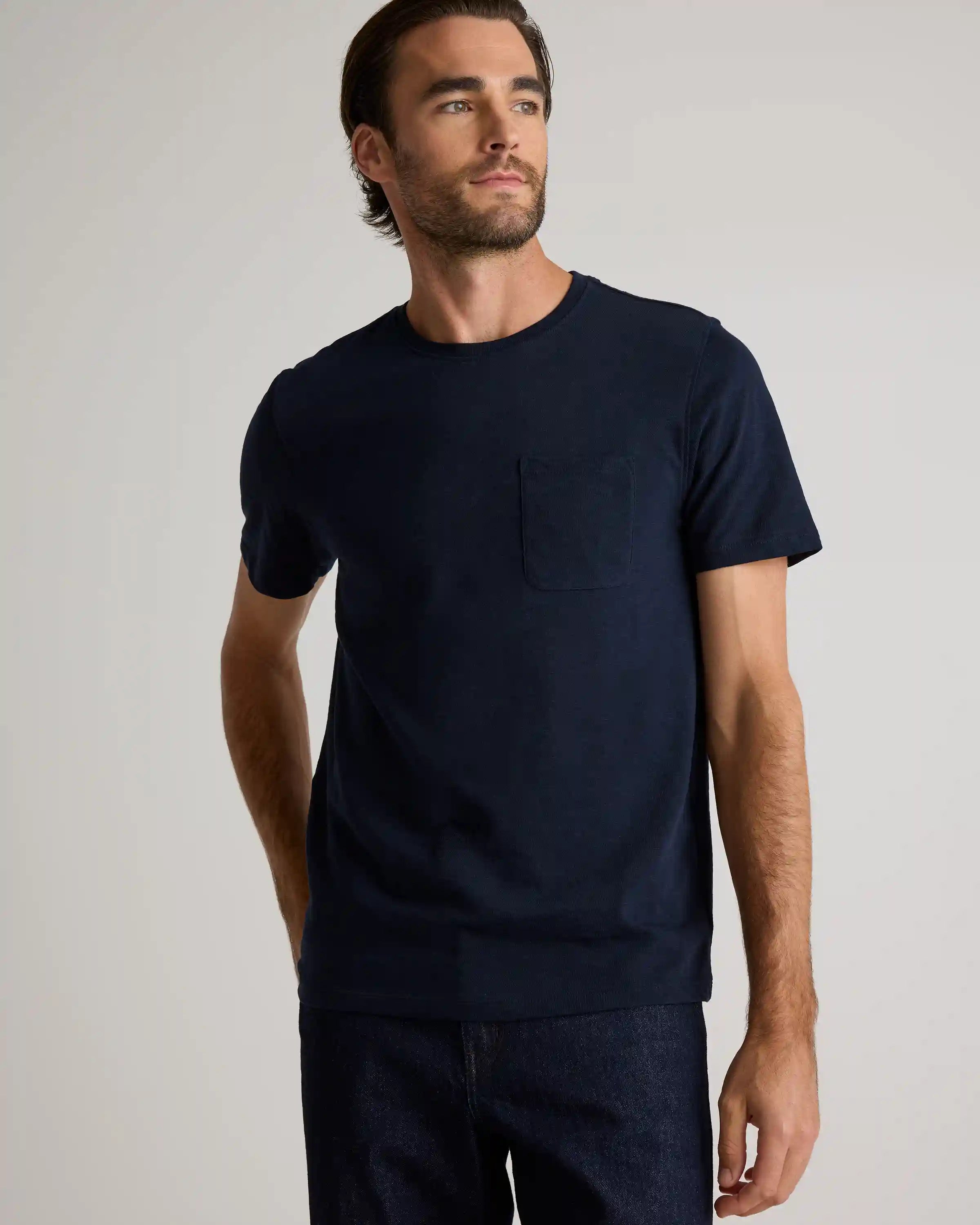 100% Organic Cotton Slub Pocket Tee
