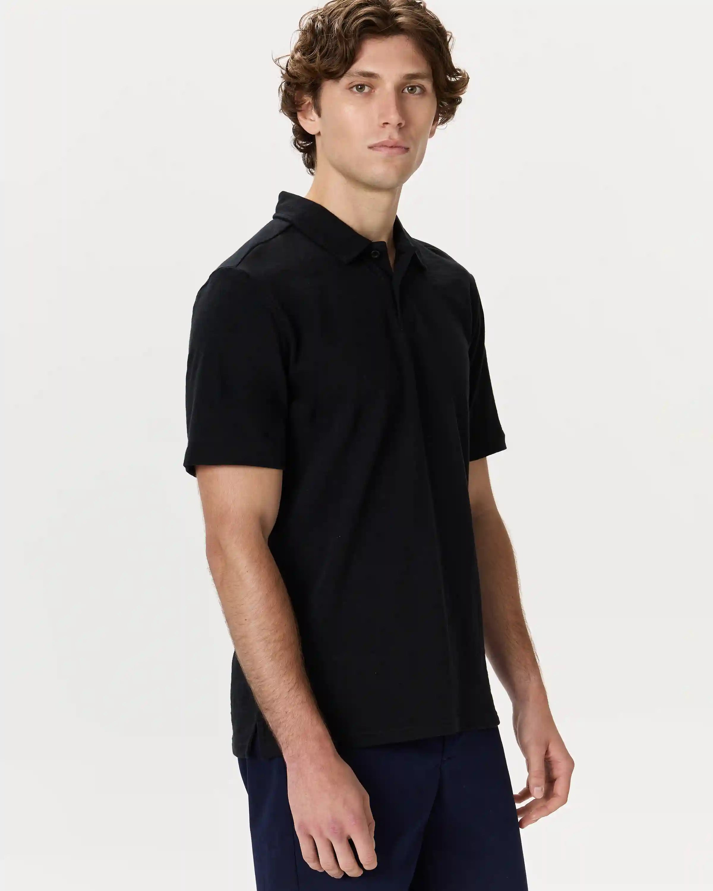 100% Organic Cotton Slub Polo