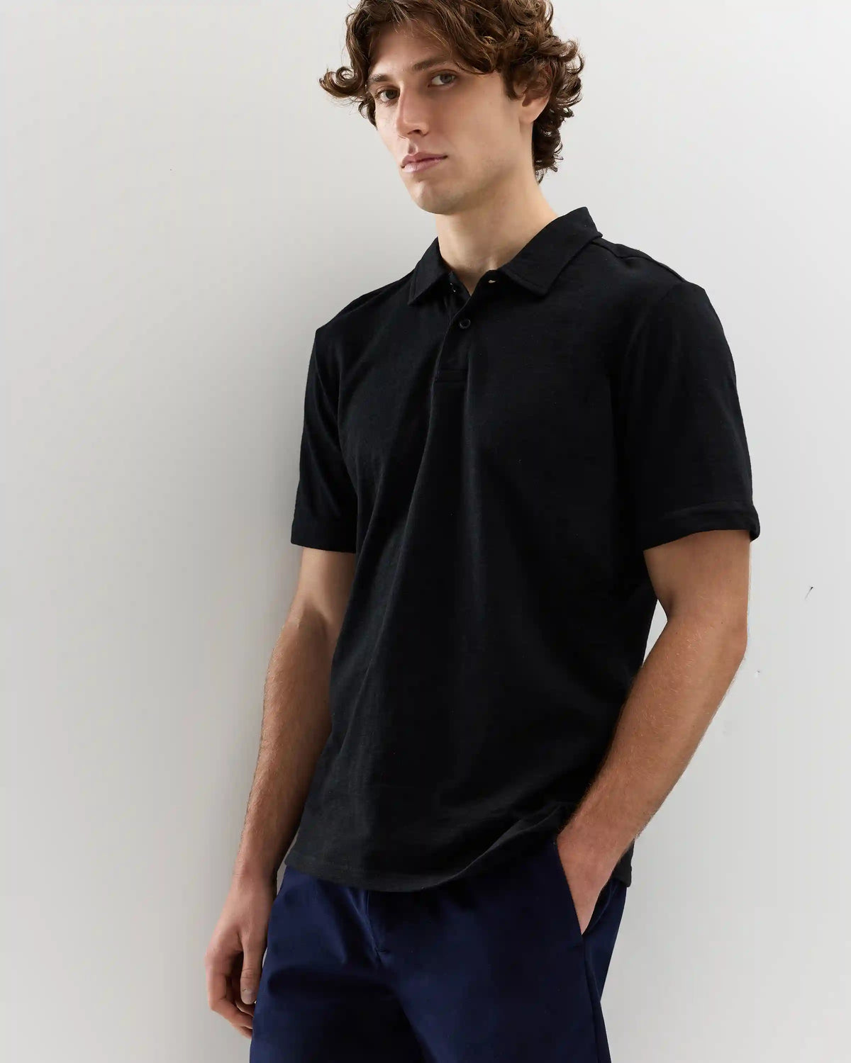100% Organic Cotton Slub Polo