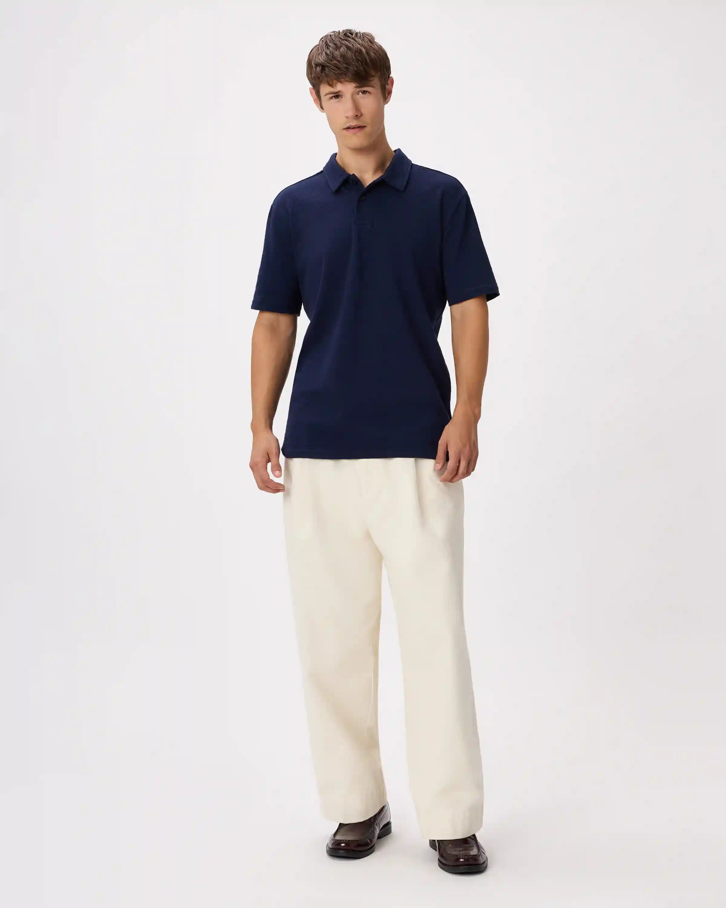 100% Organic Cotton Slub Polo
