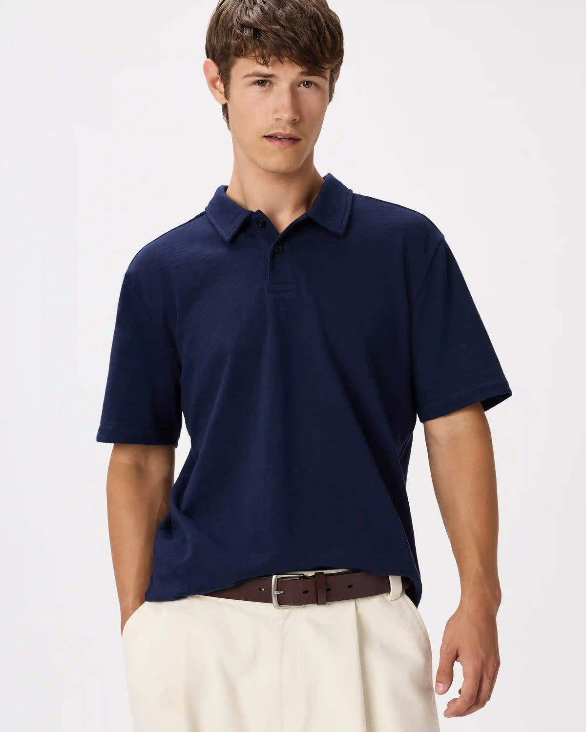 100% Organic Cotton Slub Polo