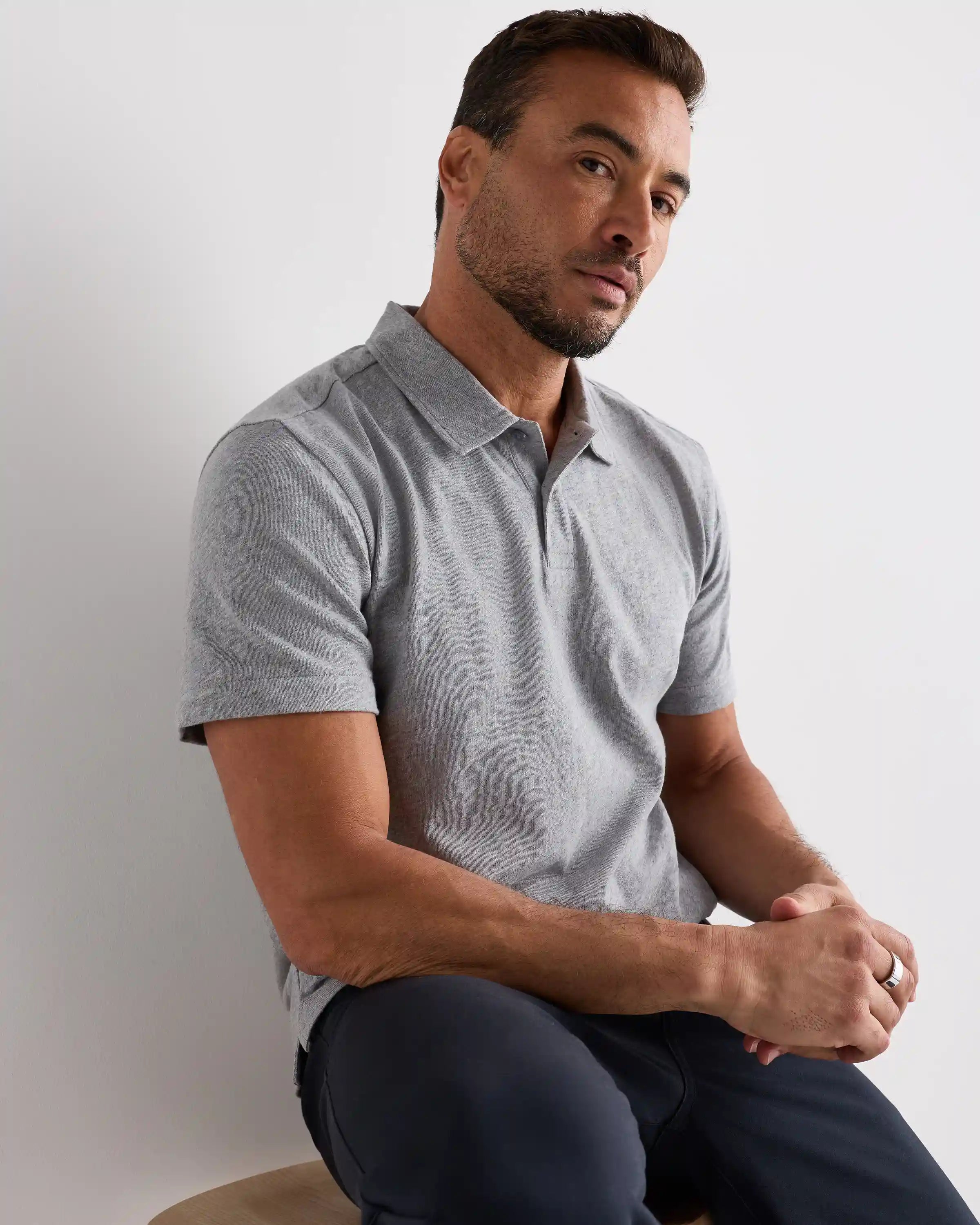 100% Organic Cotton Slub Polo