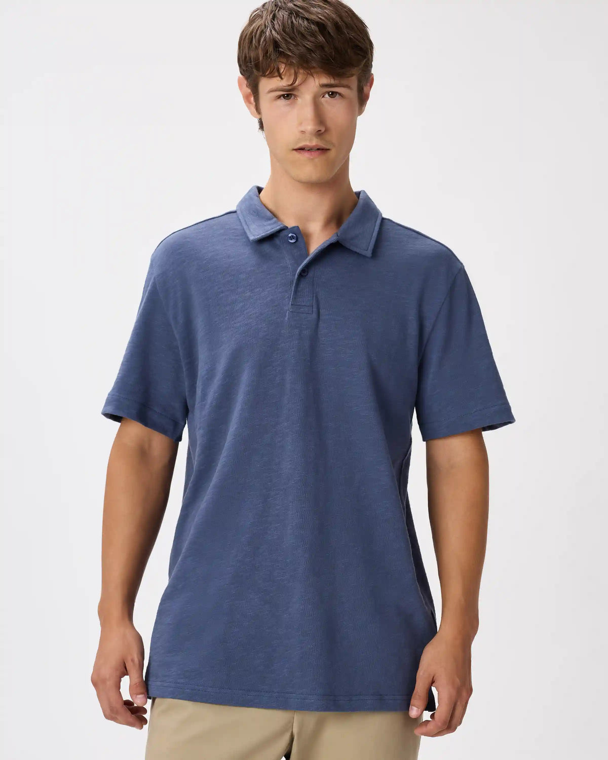 100% Organic Cotton Slub Polo