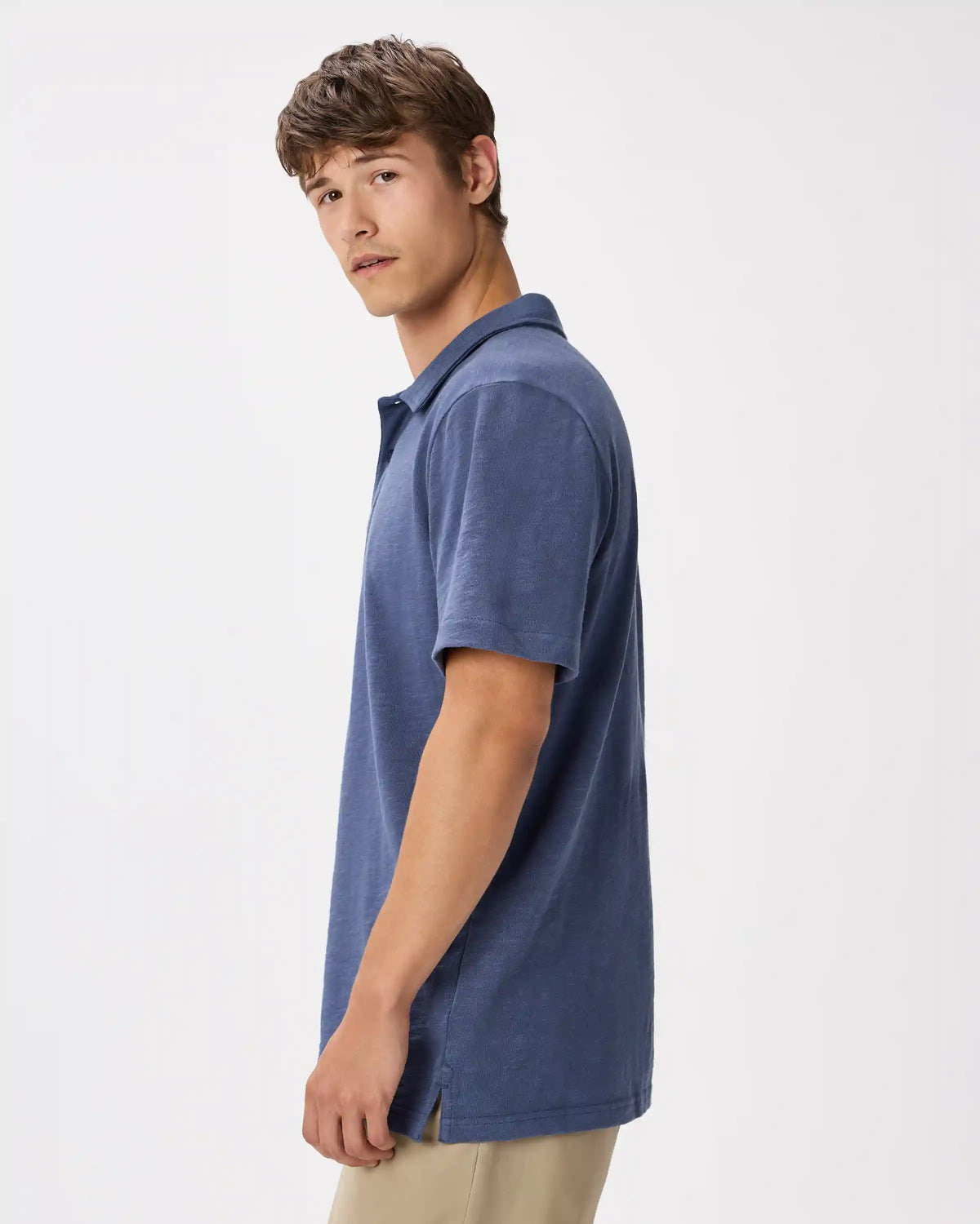 100% Organic Cotton Slub Polo