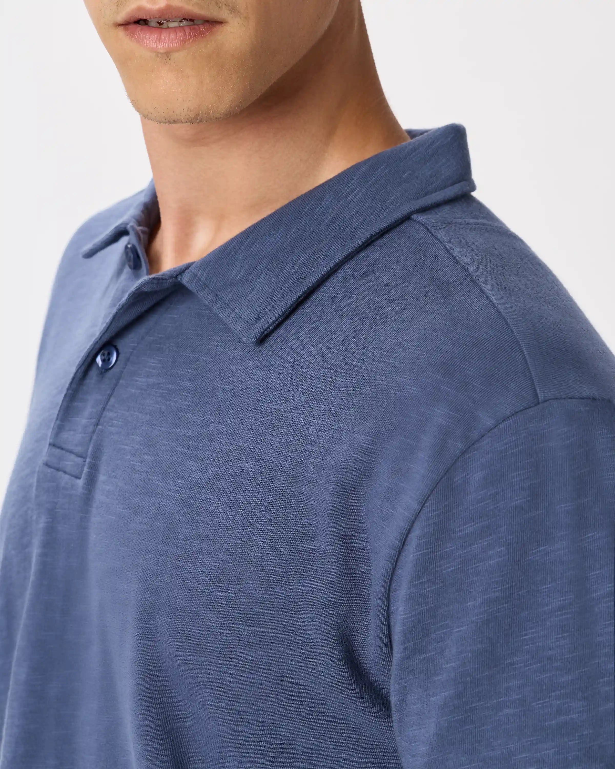 100% Organic Cotton Slub Polo