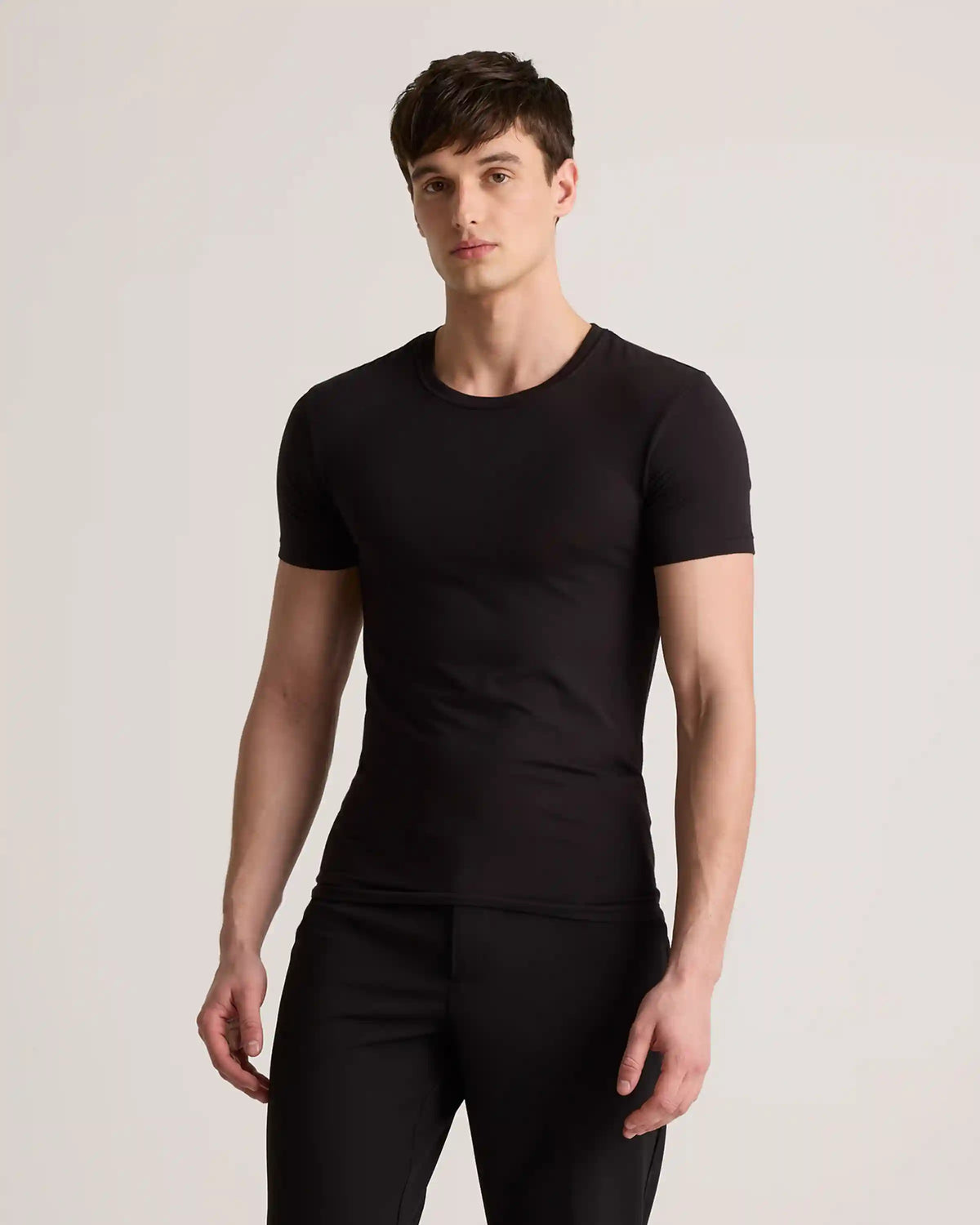 Soft Stretch Crewneck Undershirt (3-Pack)