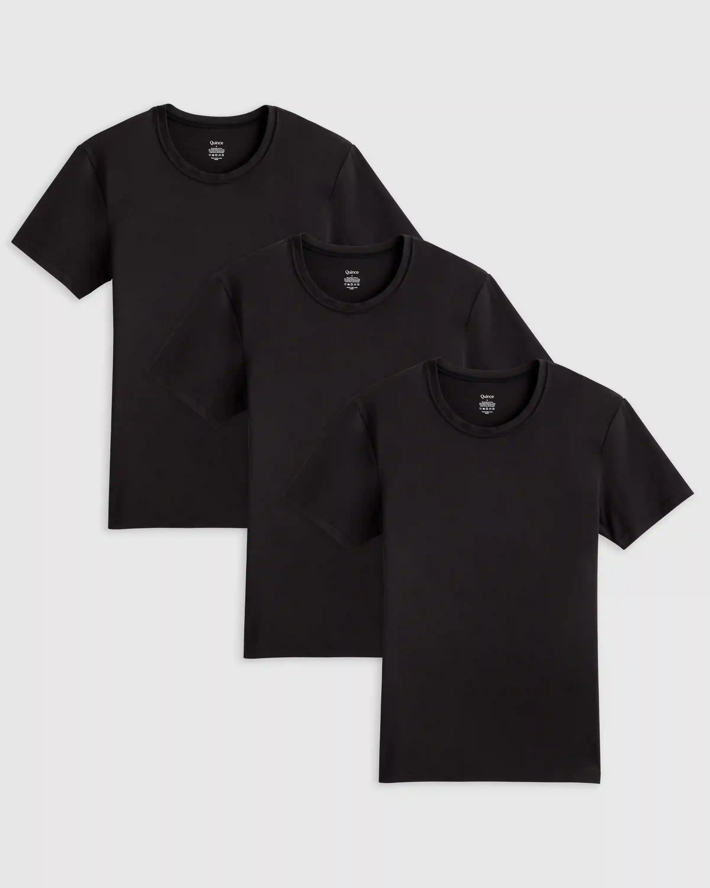 Soft Stretch Crewneck Undershirt (3-Pack)