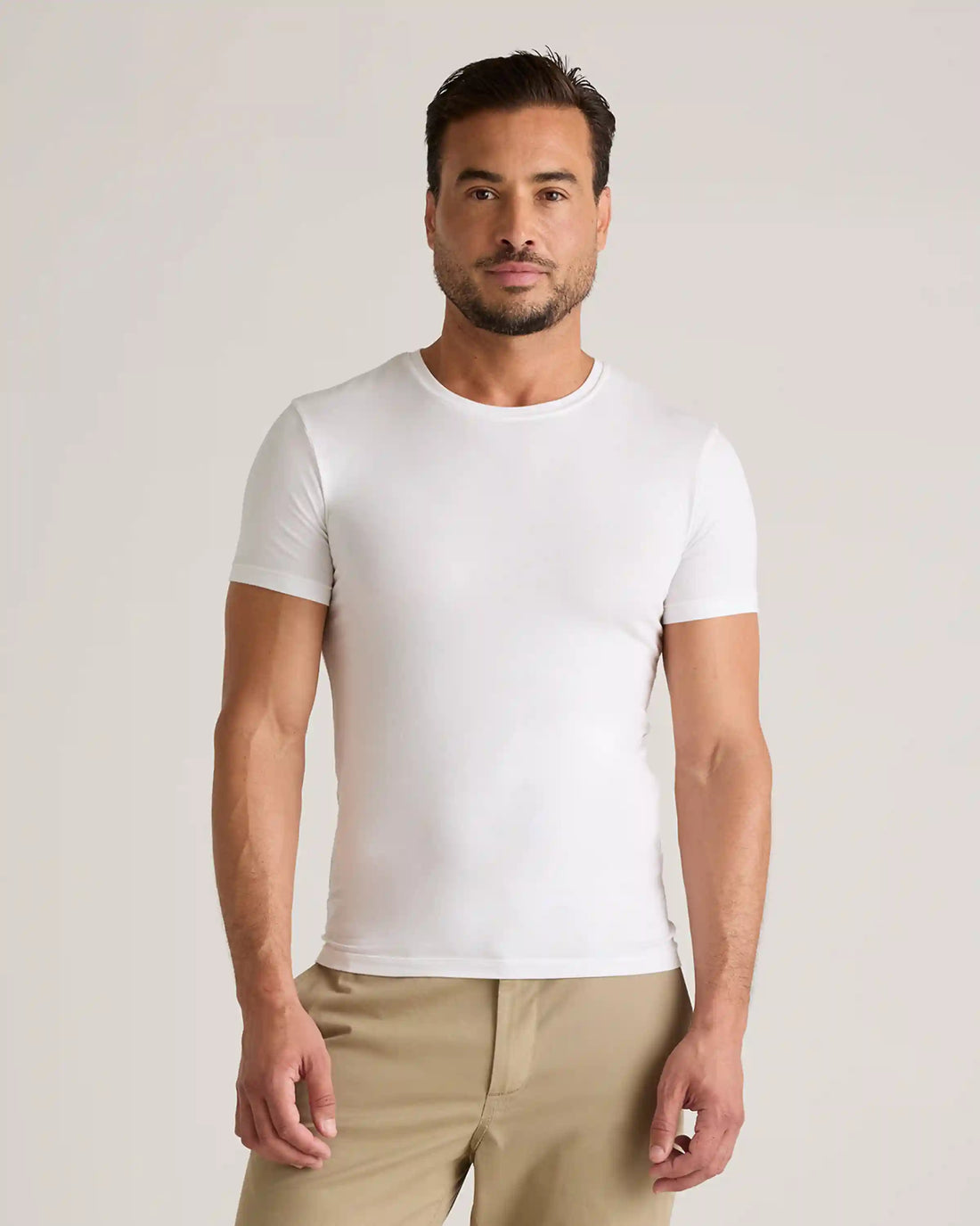 Soft Stretch Crewneck Undershirt (3-Pack)