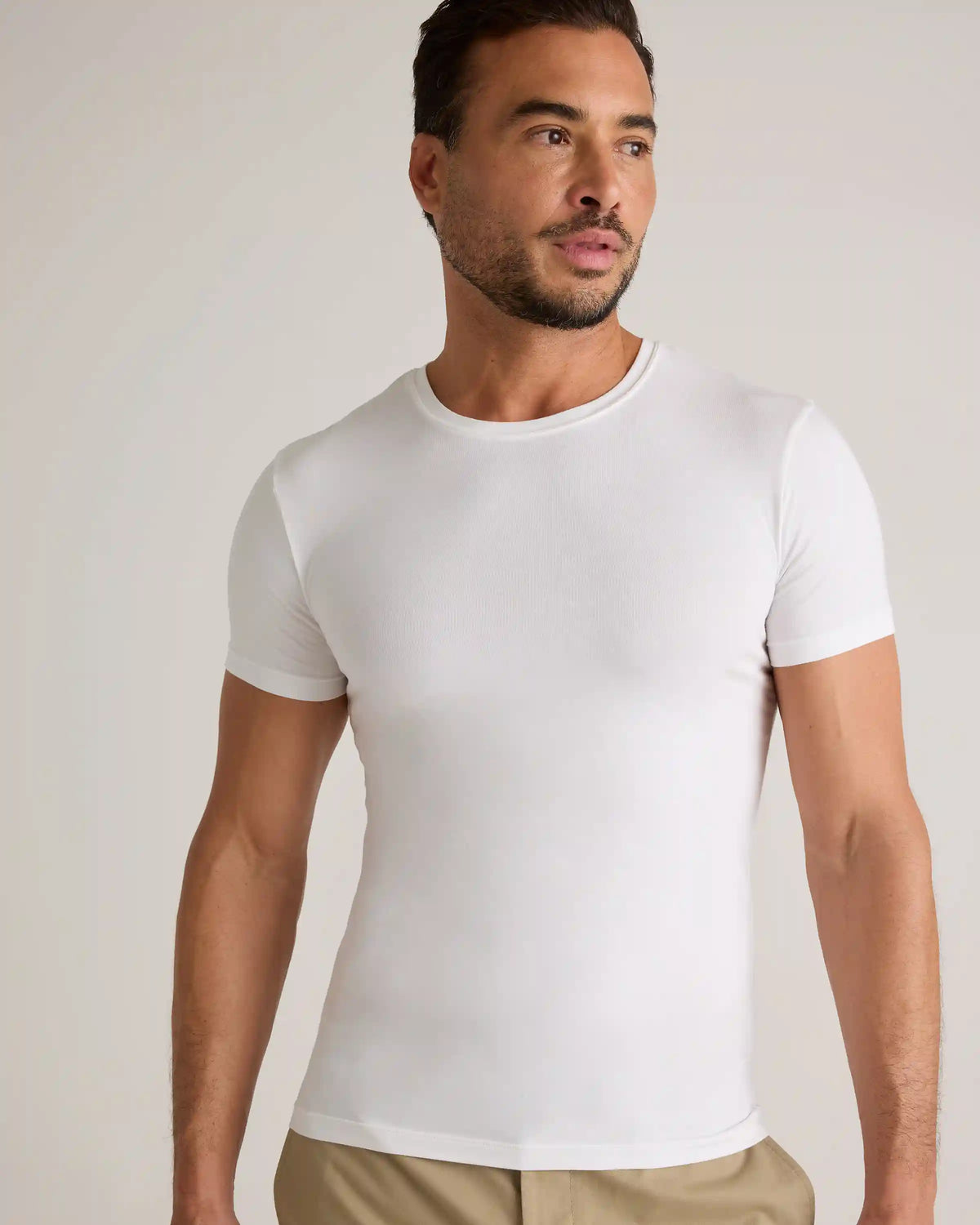 Soft Stretch Crewneck Undershirt (3-Pack)