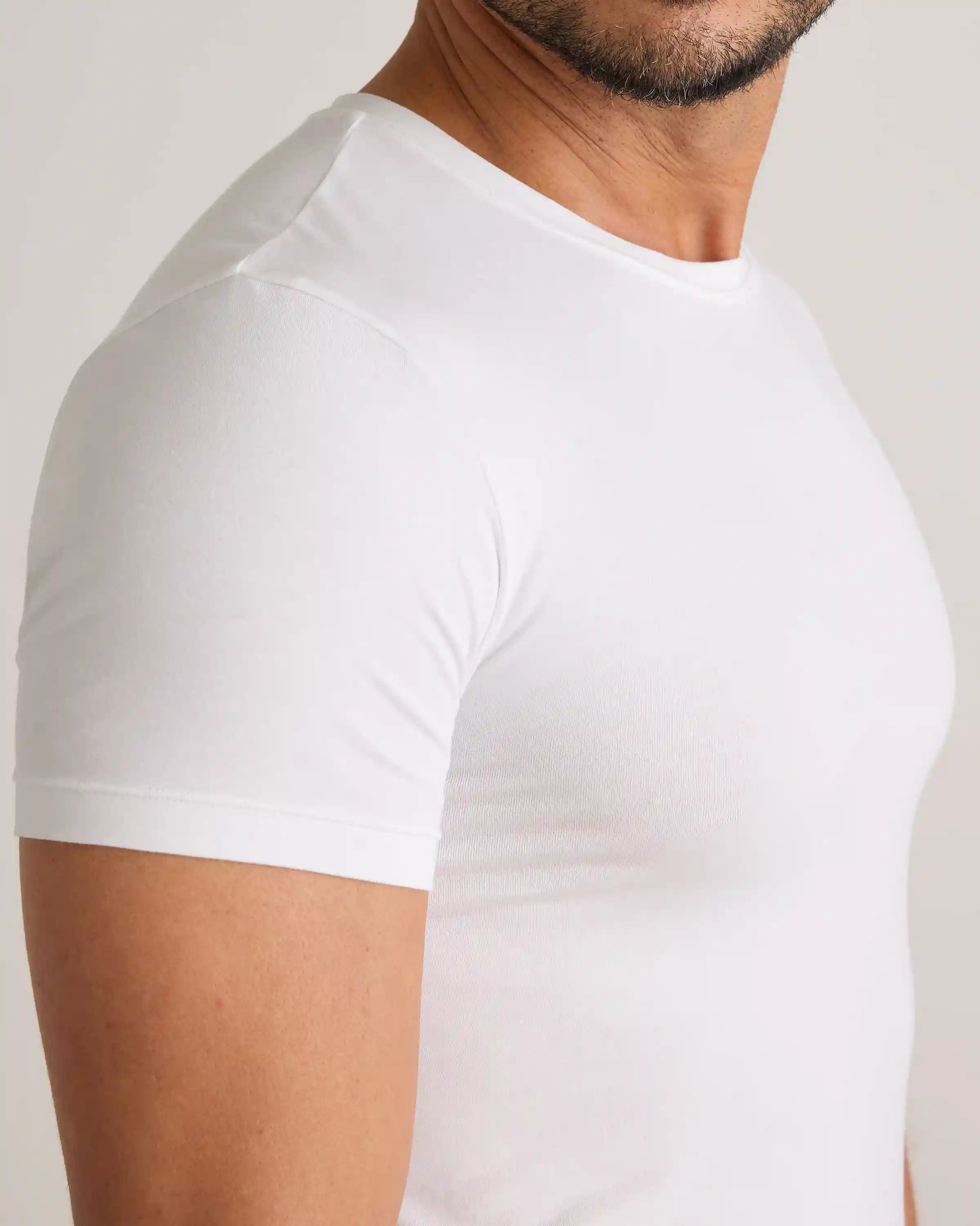 Soft Stretch Crewneck Undershirt (3-Pack)