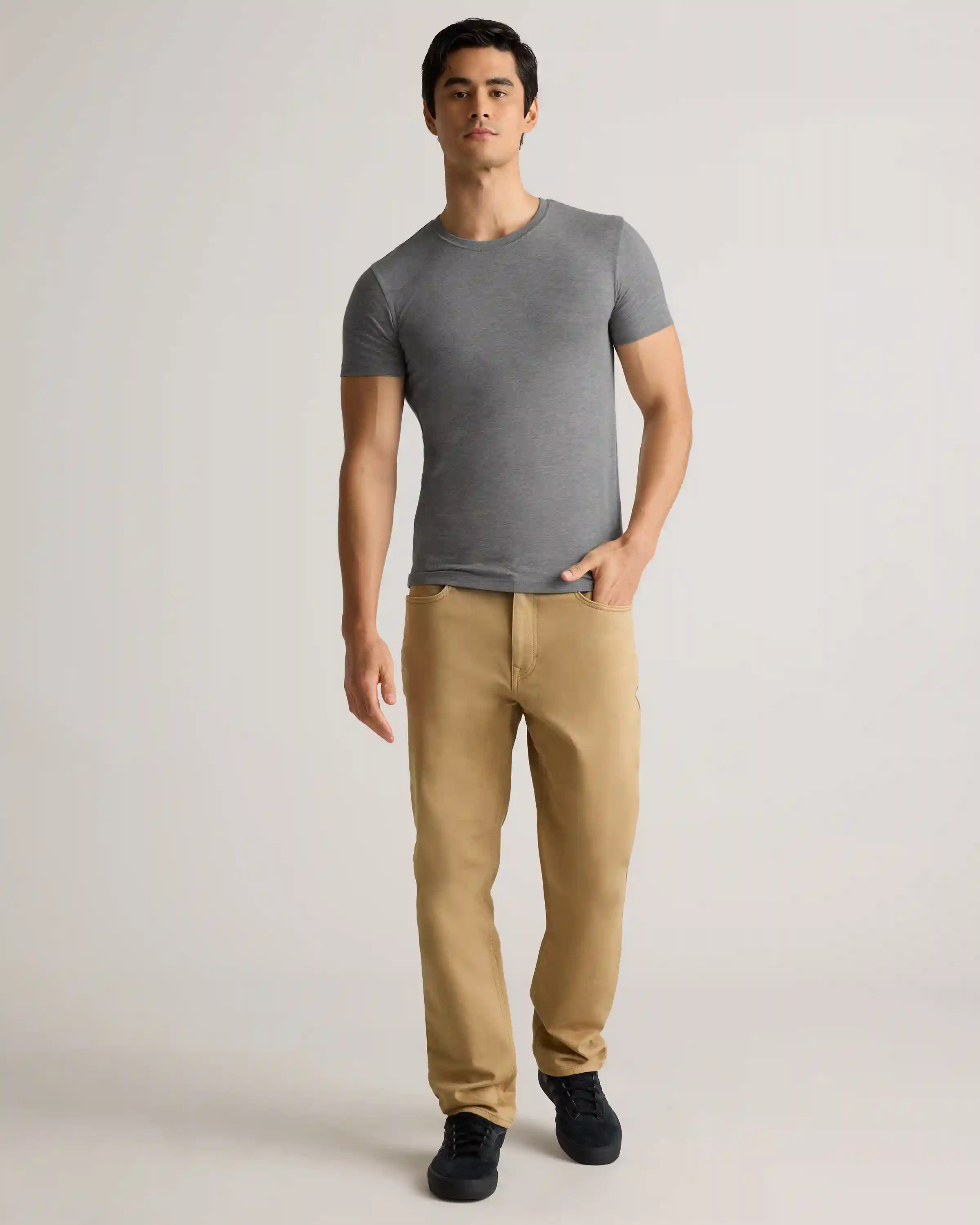 Soft Stretch Crewneck Undershirt (3-Pack)