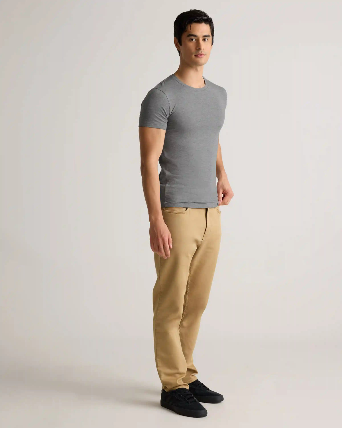 Soft Stretch Crewneck Undershirt (3-Pack)