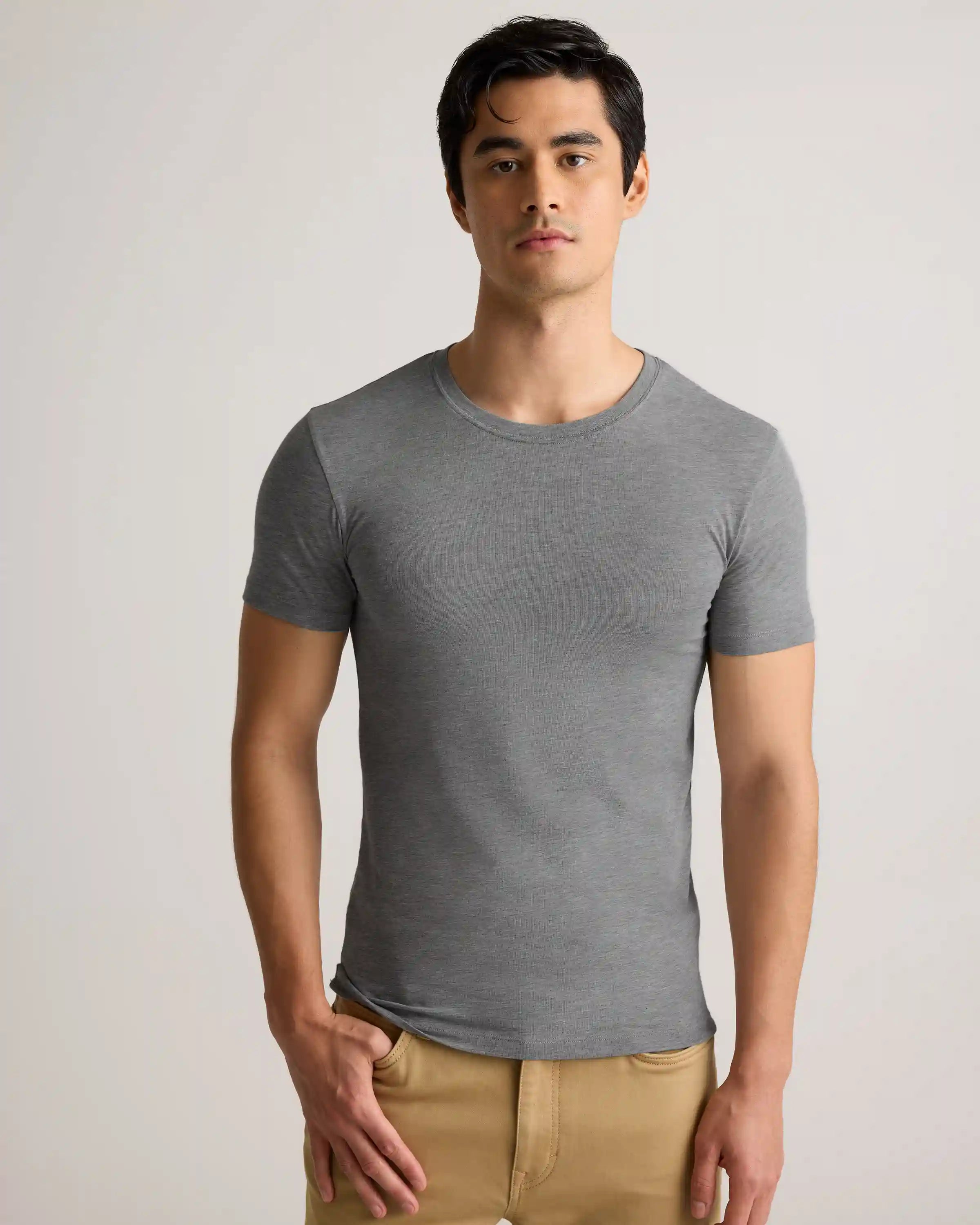 Soft Stretch Crewneck Undershirt (3-Pack)