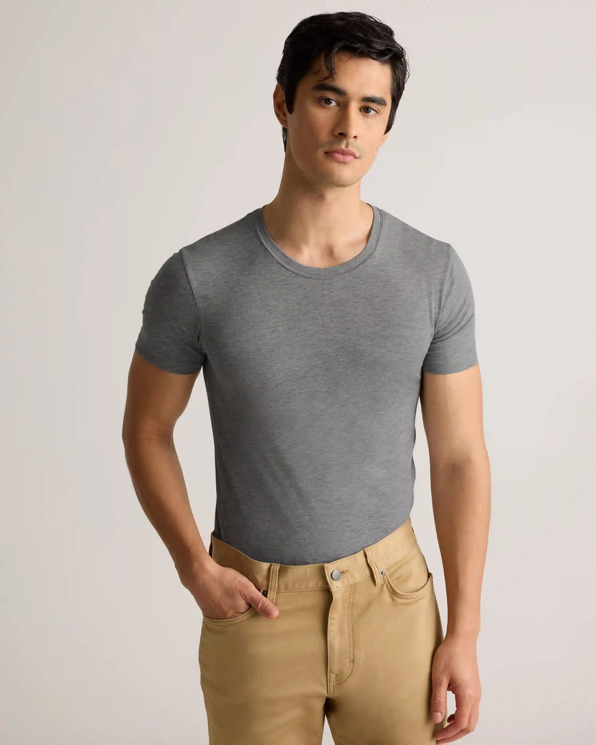 Soft Stretch Crewneck Undershirt (3-Pack)