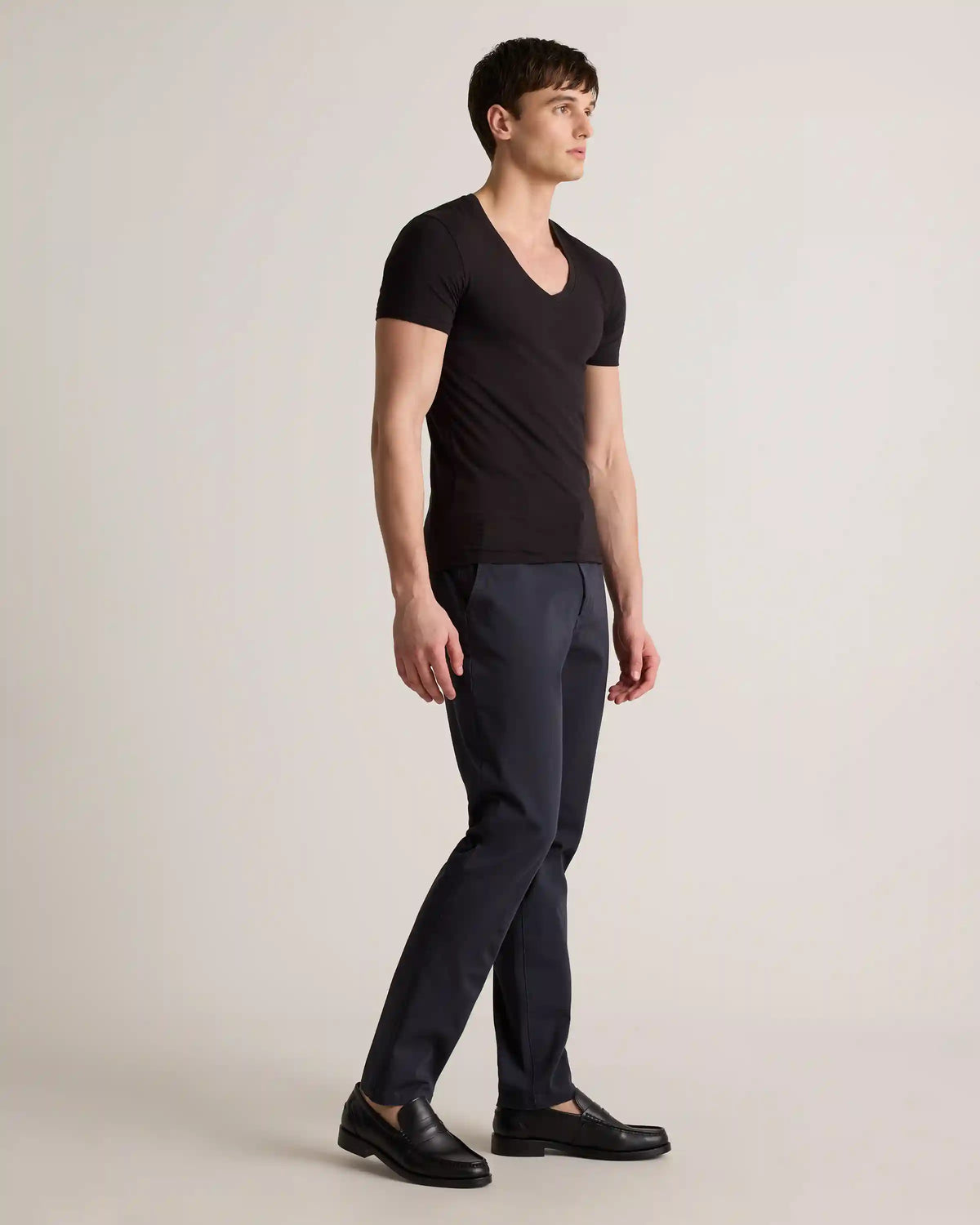 Soft Stretch V-Neck Undershirt (3-Pack)