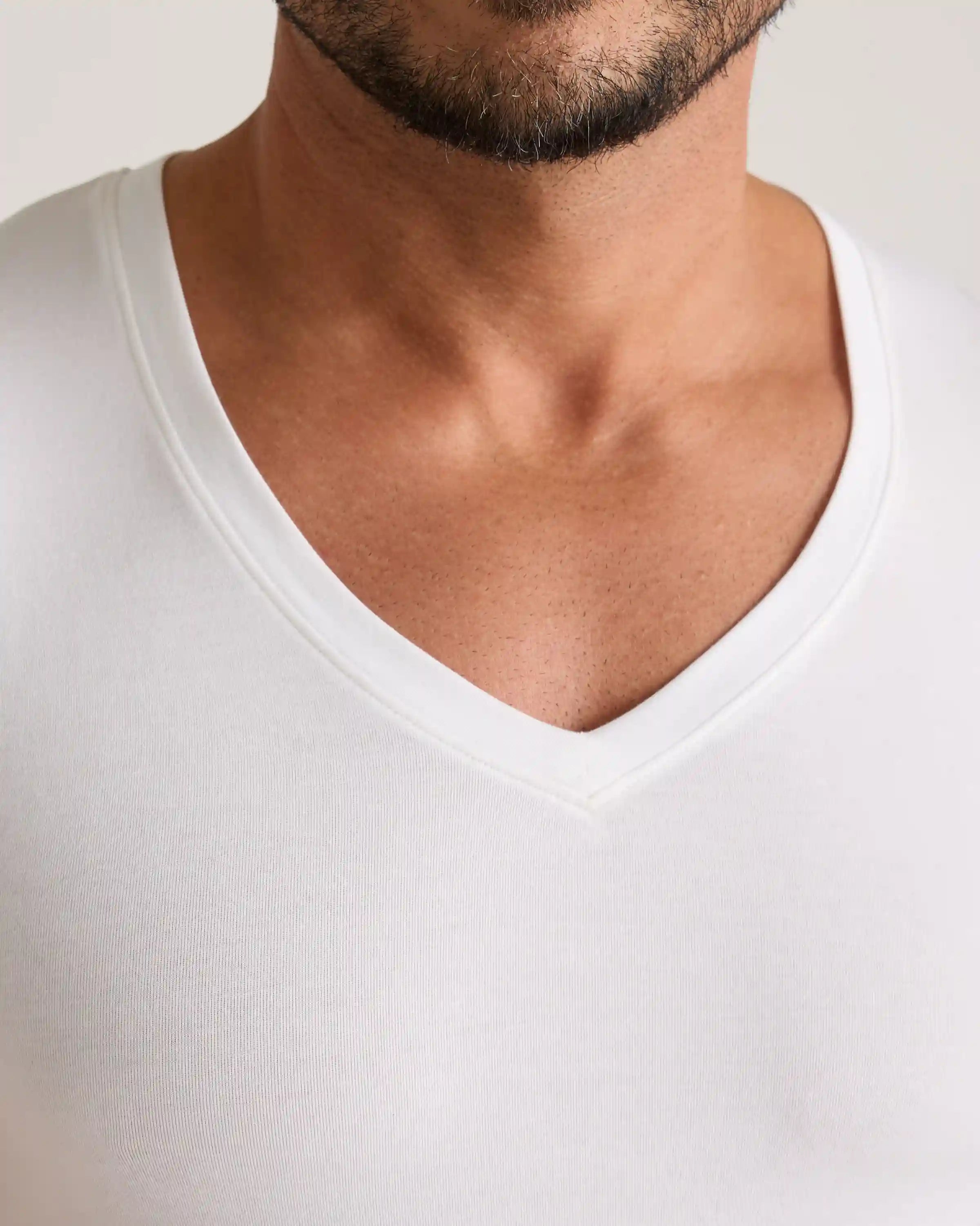Soft Stretch V-Neck Undershirt (3-Pack)