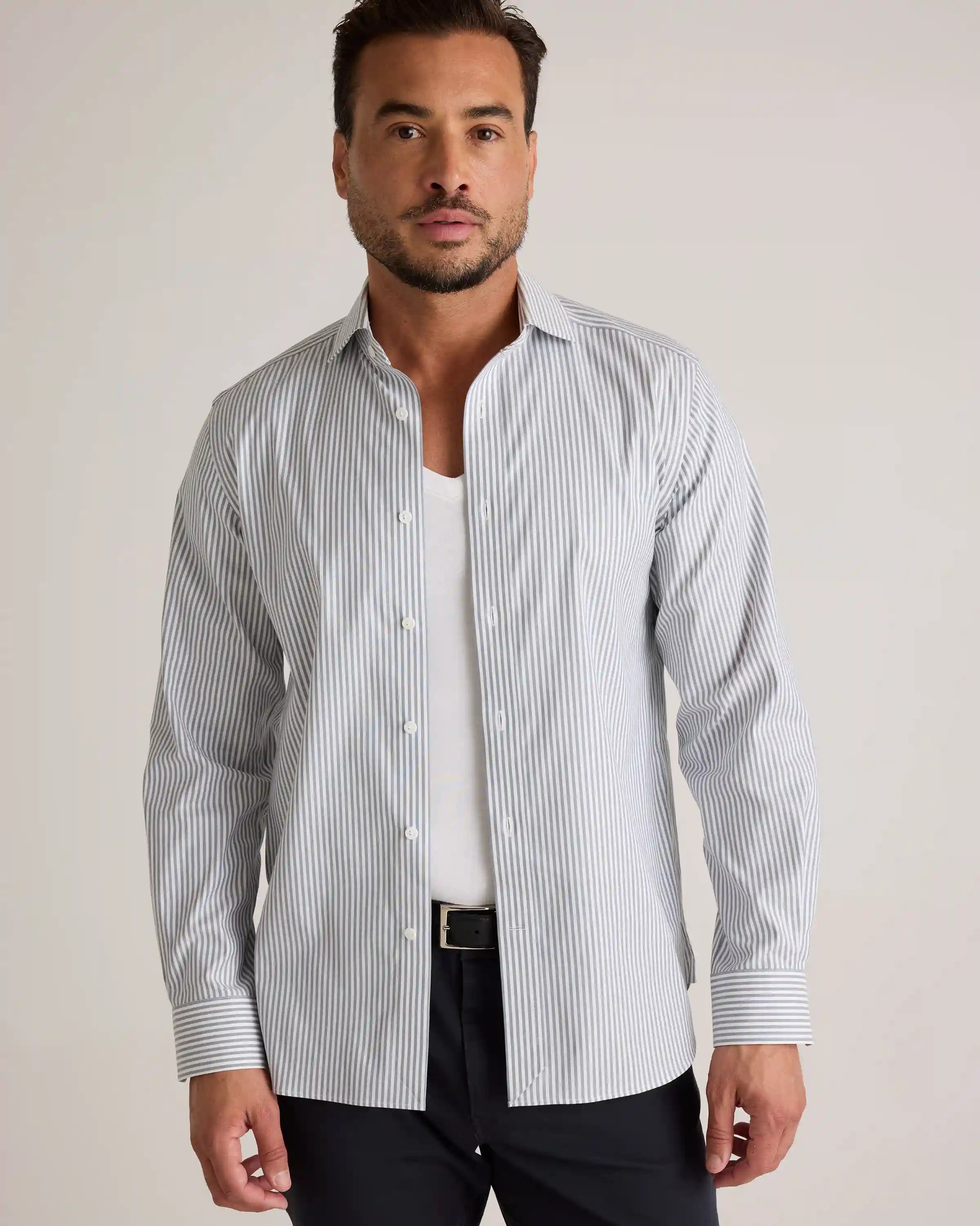 Soft Stretch V-Neck Undershirt (3-Pack)
