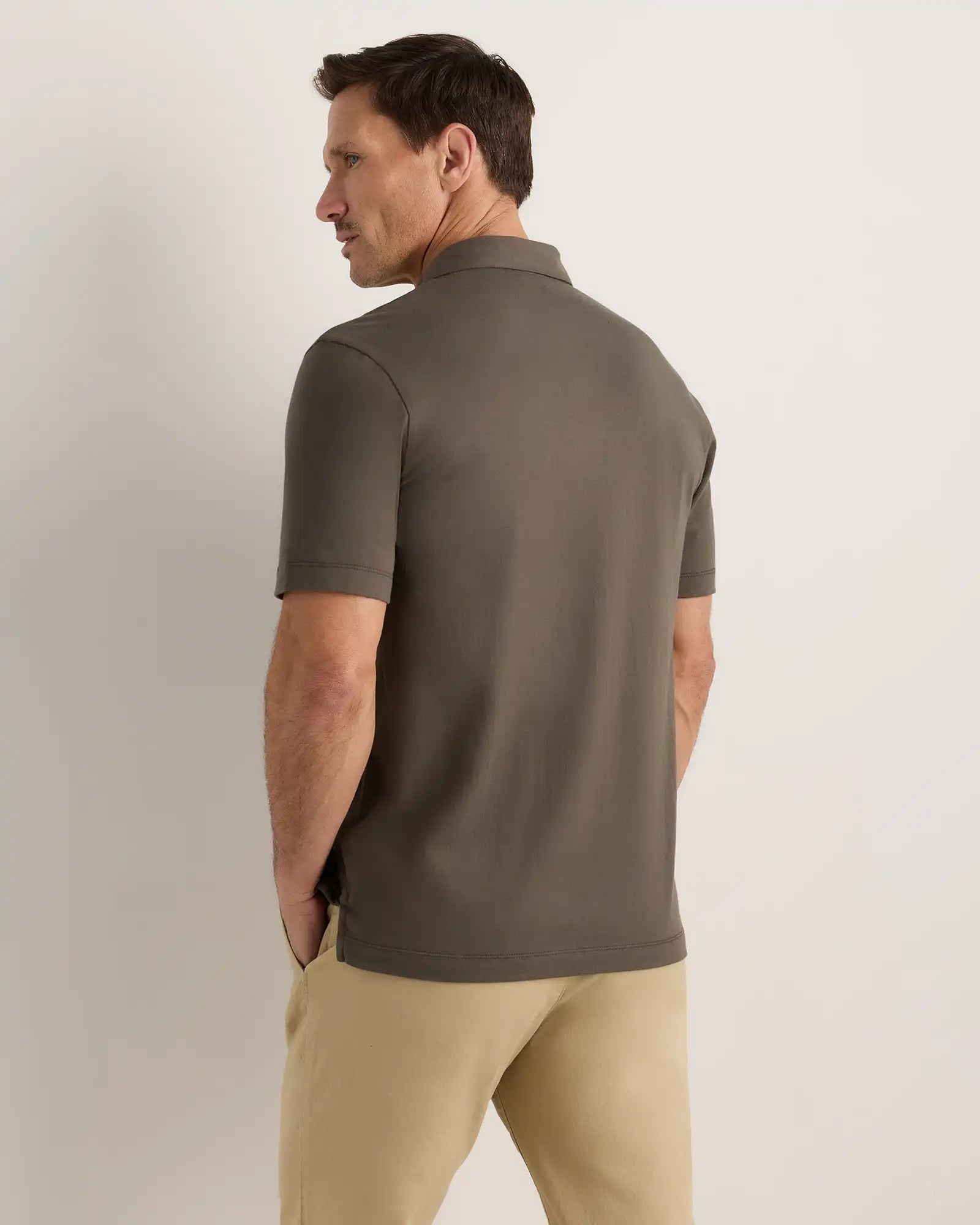 100% Organic Sueded Jersey Polo