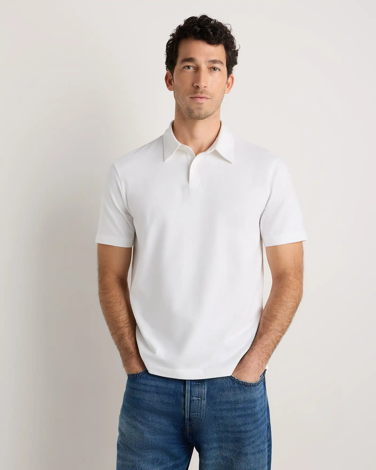 100% Organic Sueded Jersey Polo