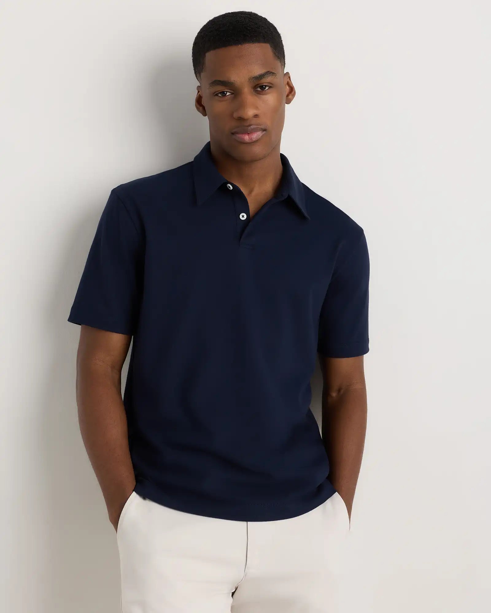 100% Organic Sueded Jersey Polo