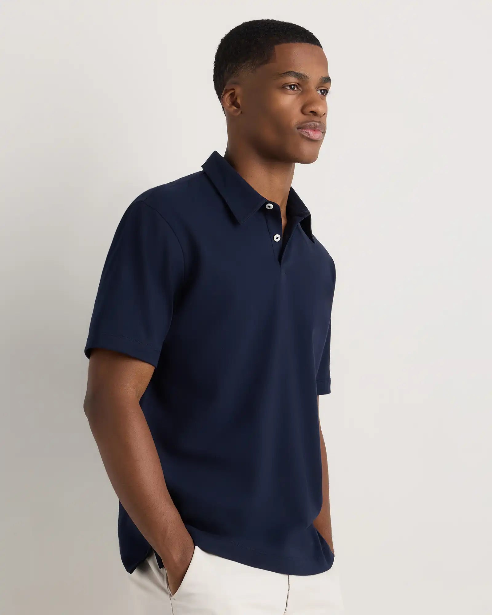 100% Organic Sueded Jersey Polo