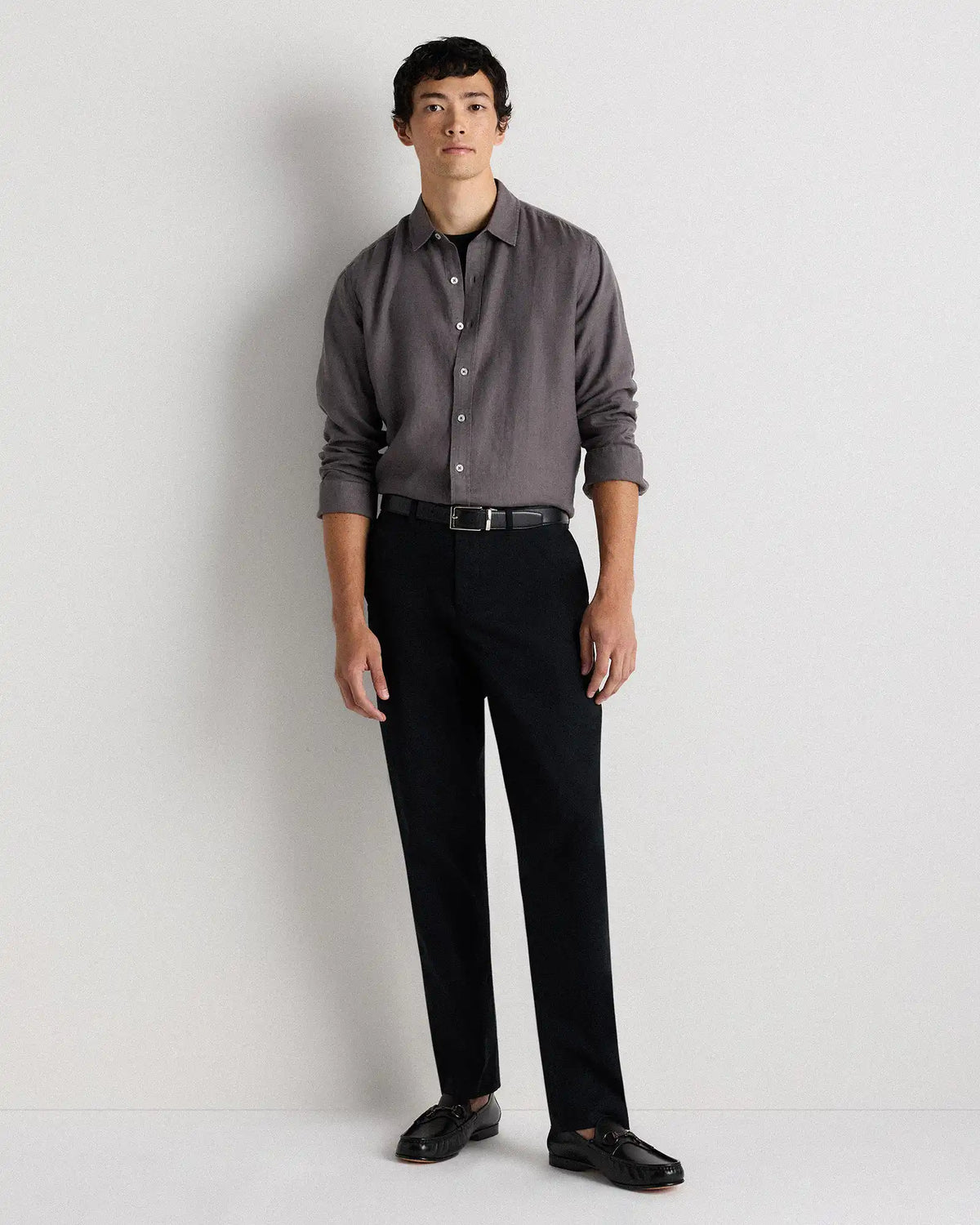 Calfskin Leather Horsebit Loafer
