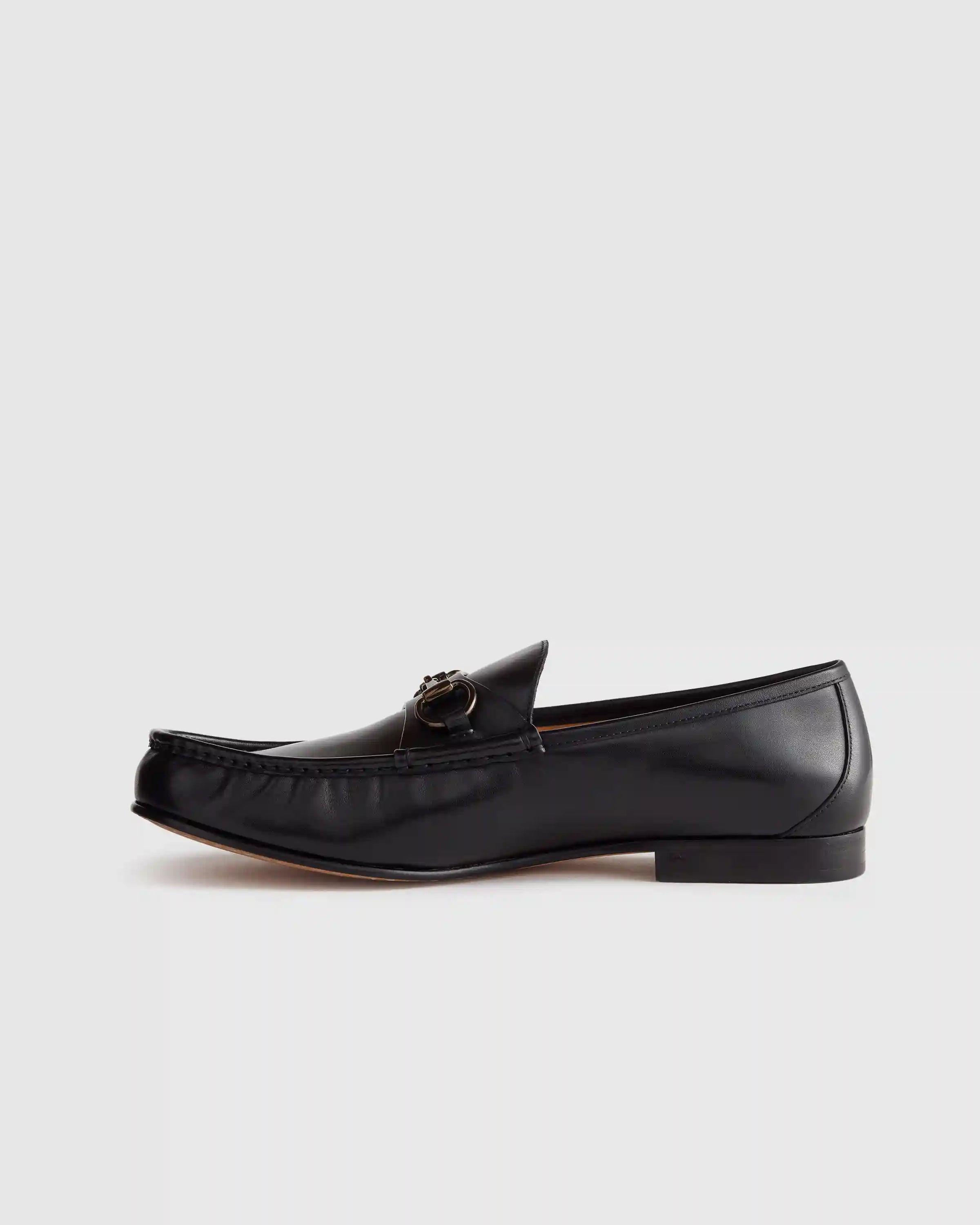 Calfskin Leather Horsebit Loafer