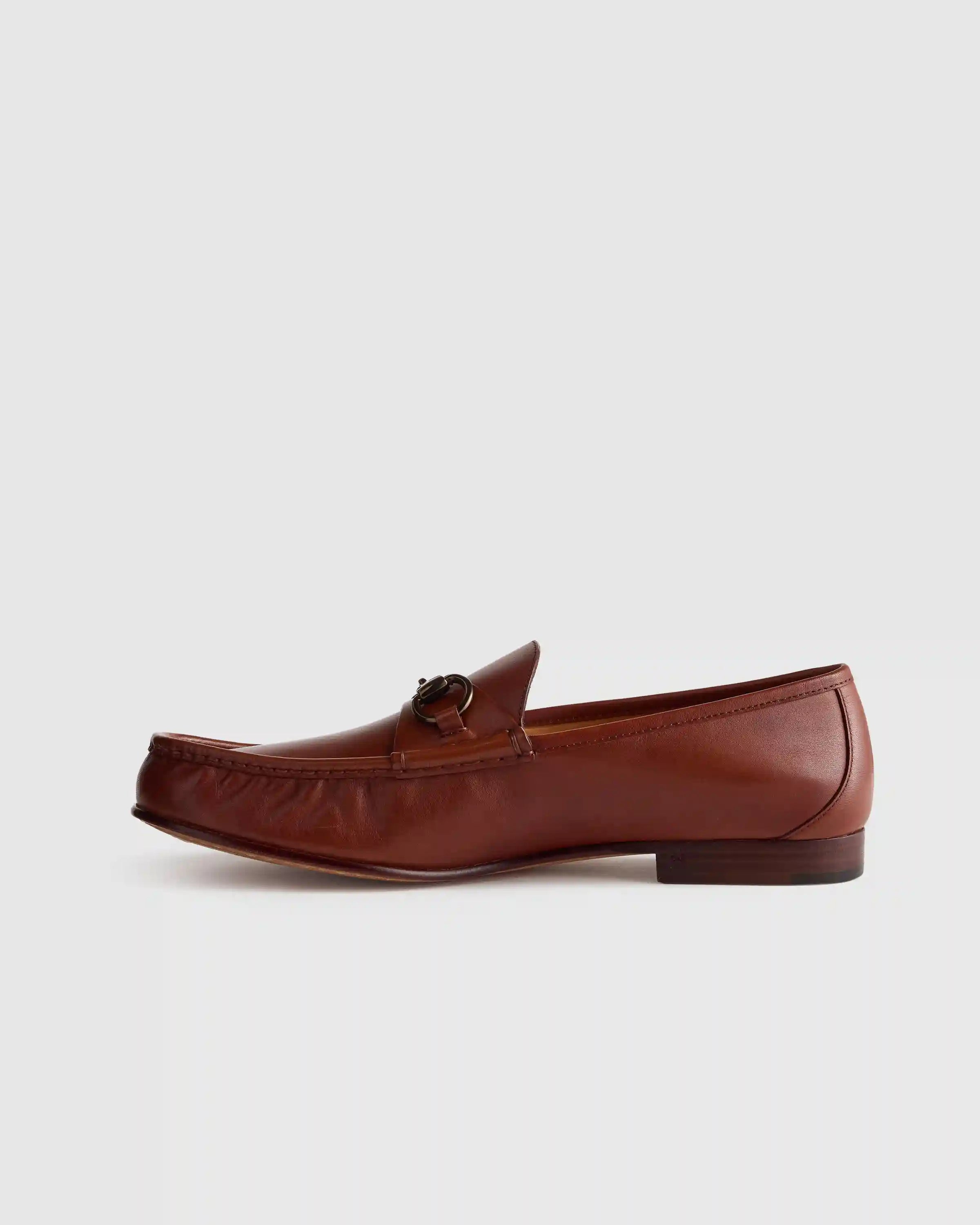 Calfskin Leather Horsebit Loafer