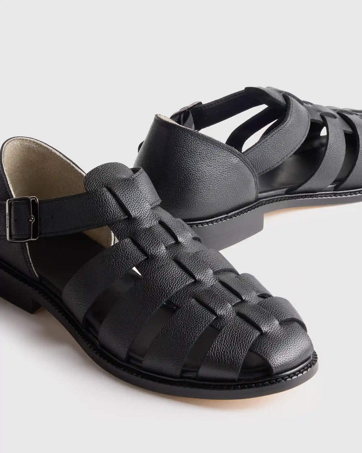 Calfskin Leather Fisherman Sandal